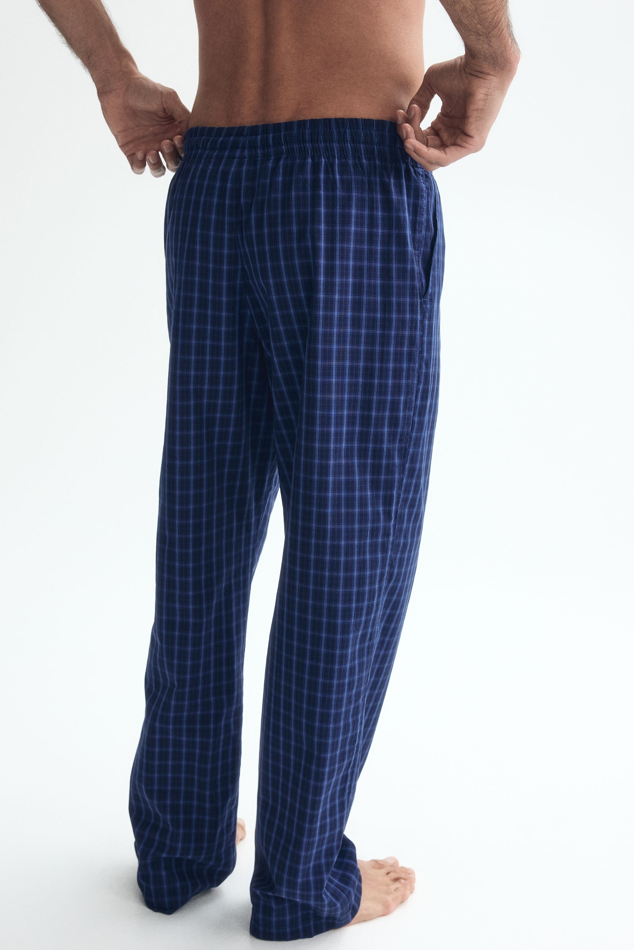 Pantalon décontracté en popeline