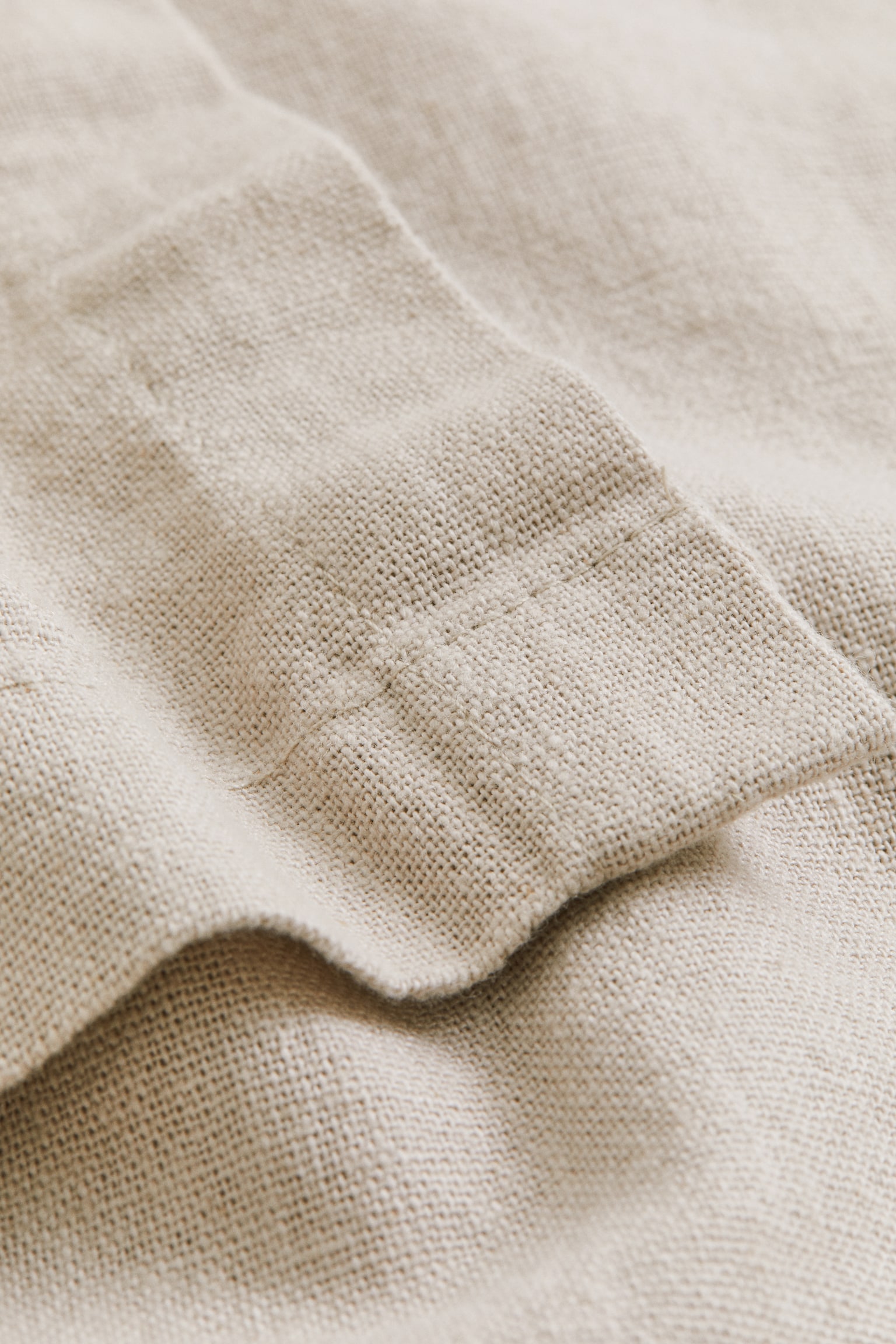 Linen-blend tablecloth - Light mole/Light beige/Dusty green/Dark green/Natural white - 2