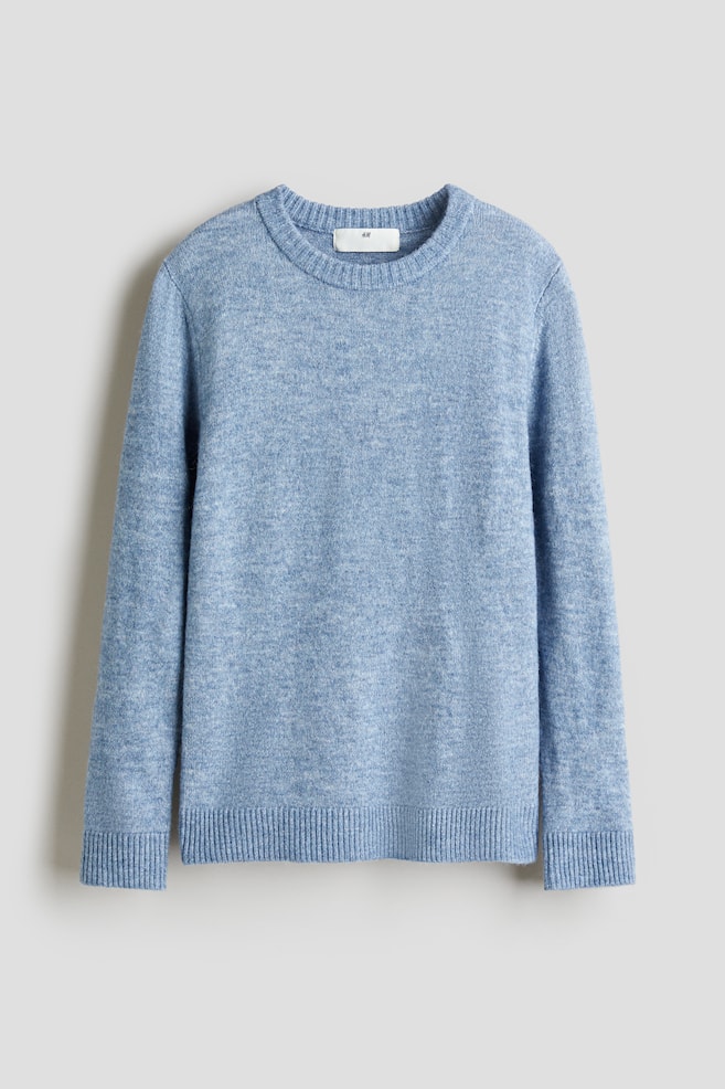 Pullover in maglia - Blu/Grigio antracite - 1