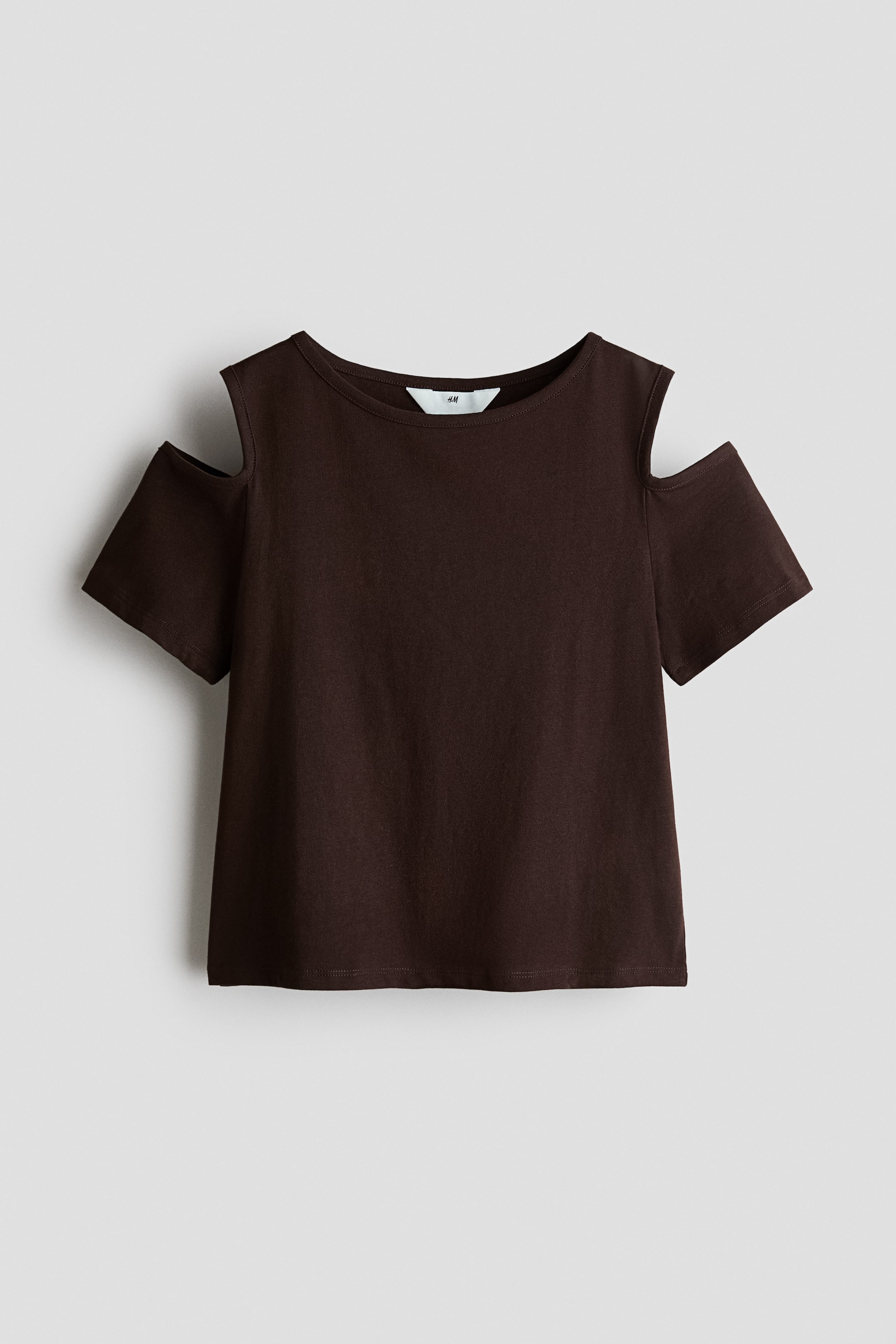 Open-Shoulder Cotton Top