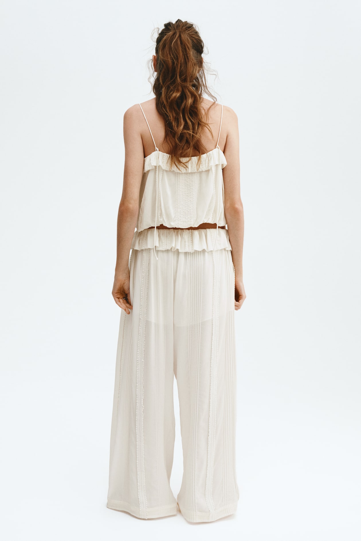 Bubble-Hem Strappy Top - image 5