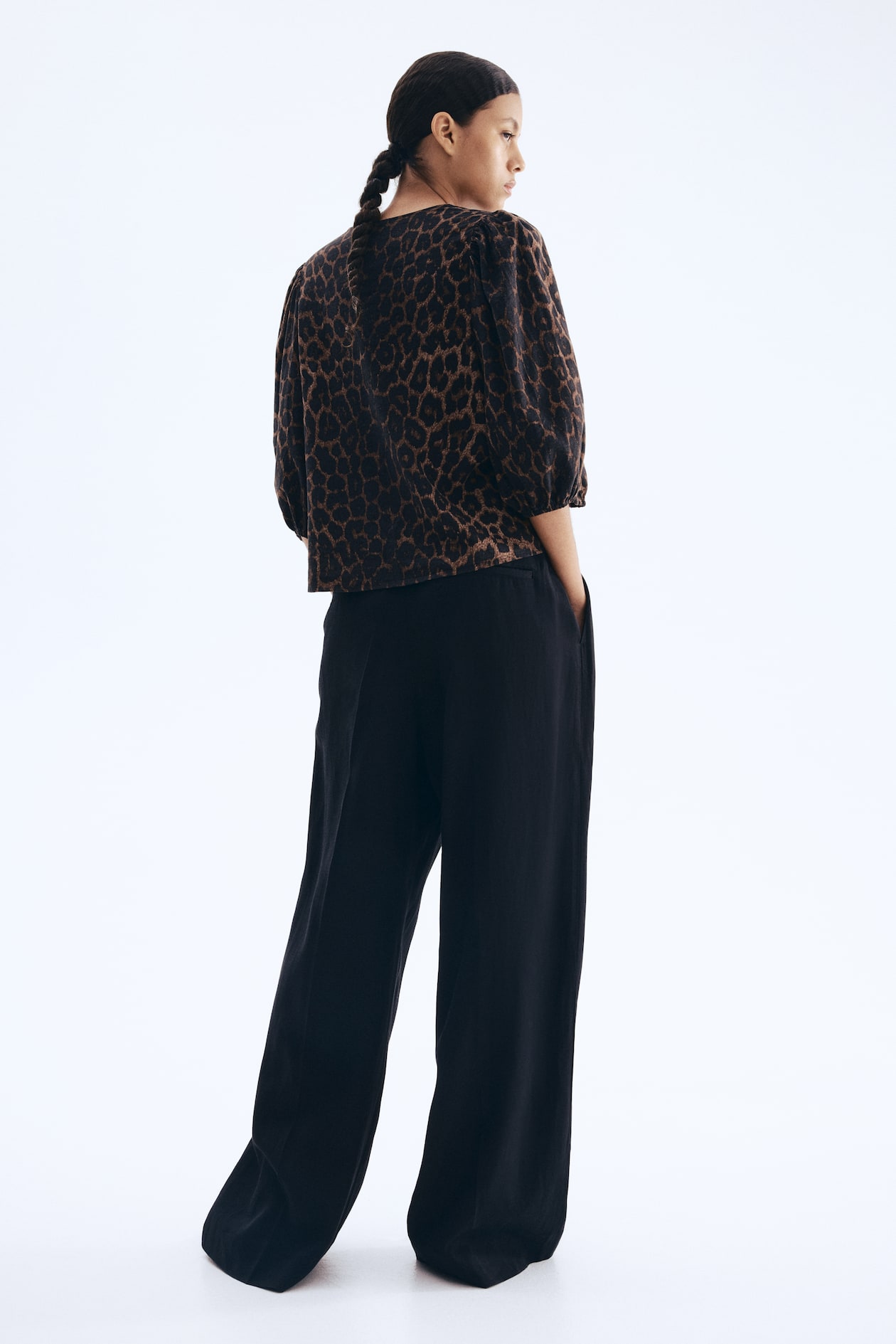 Linen-Blend Blouse - image 3