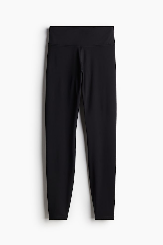 Sports leggings with DryMove™ - Black - 1