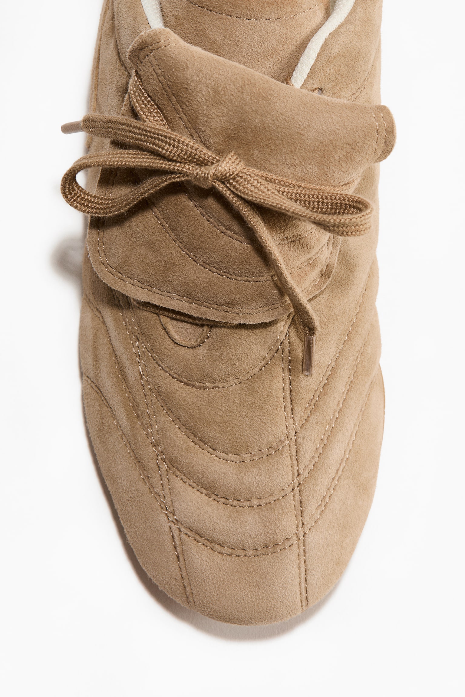 Suede trainers - Beige - 5