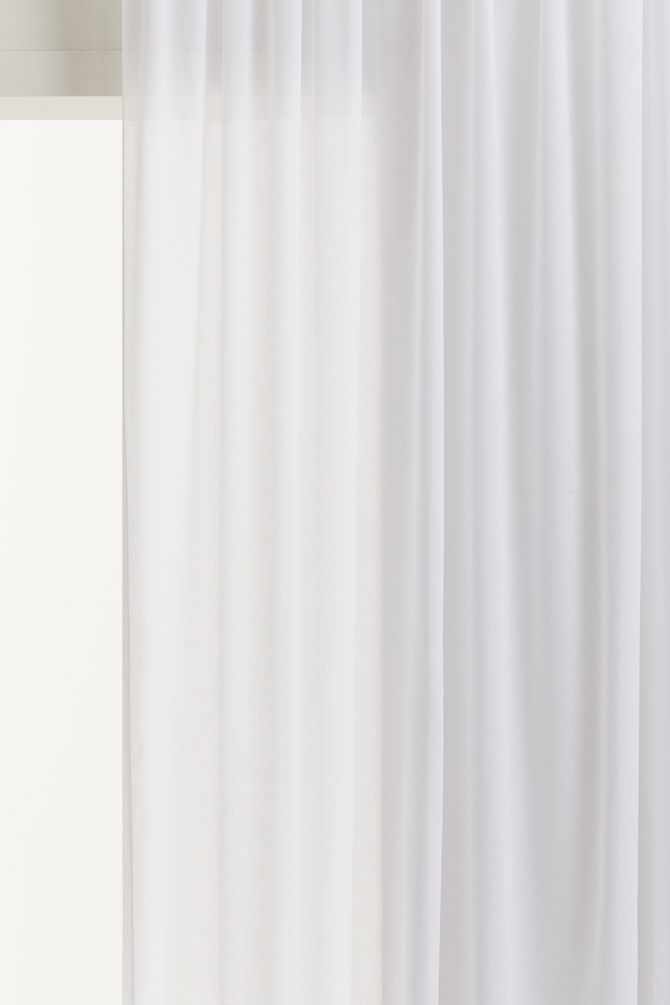 H&M Home  - 1-pack wide curtain length - White - size: 280x250