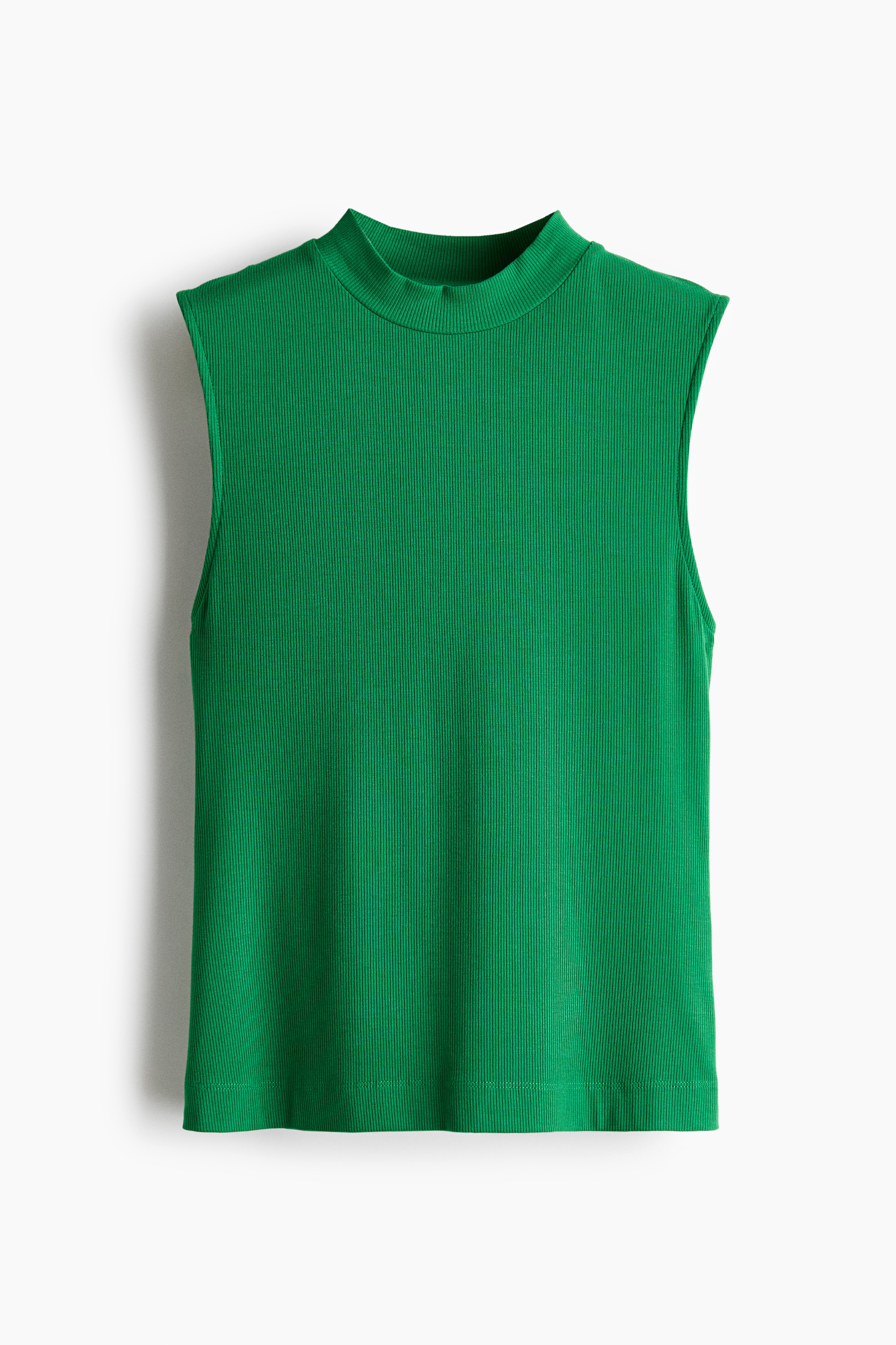 Tank Top with Stand-Up Collar