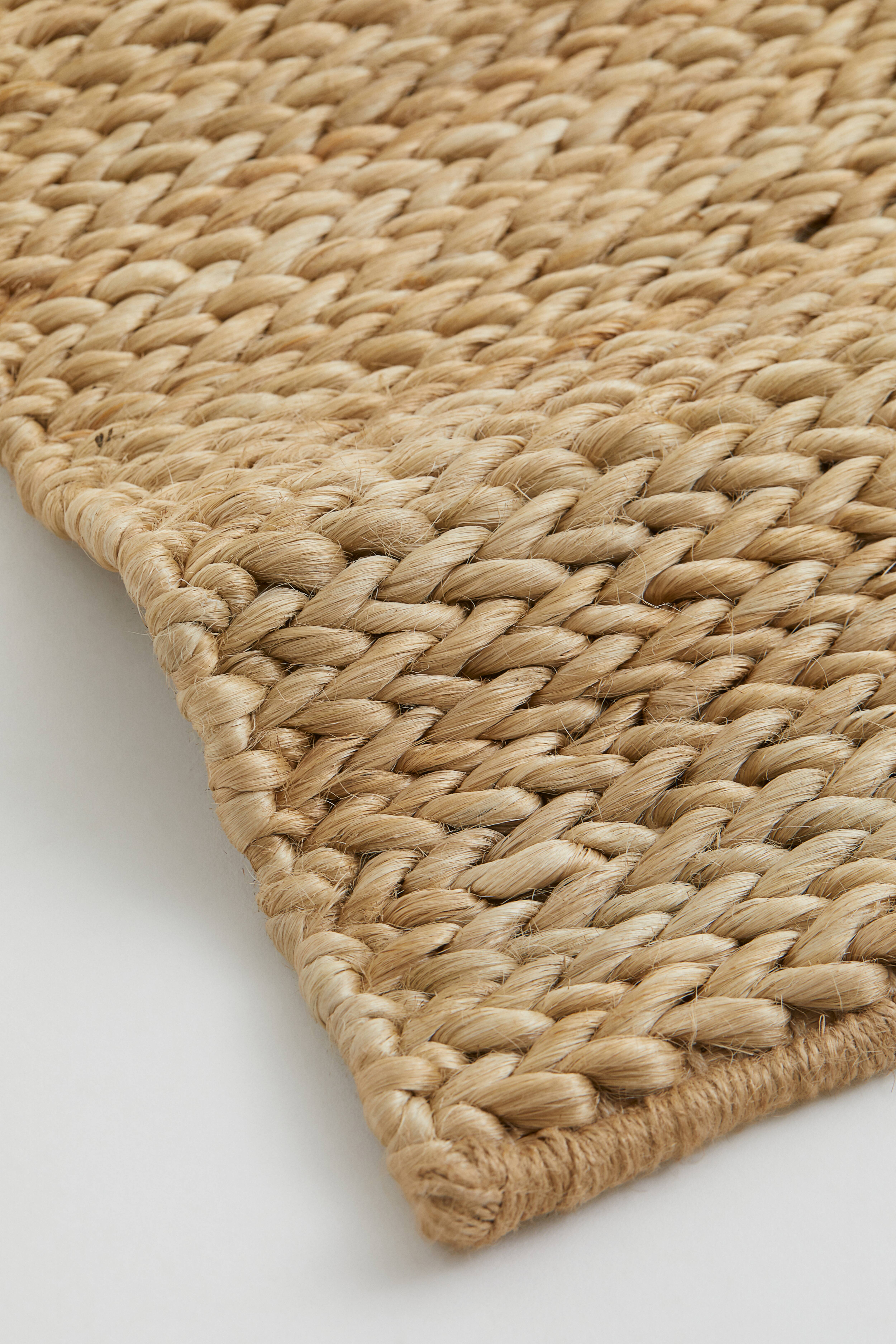 Rectangular Jute Rug - Beige - Home All | H&M GB