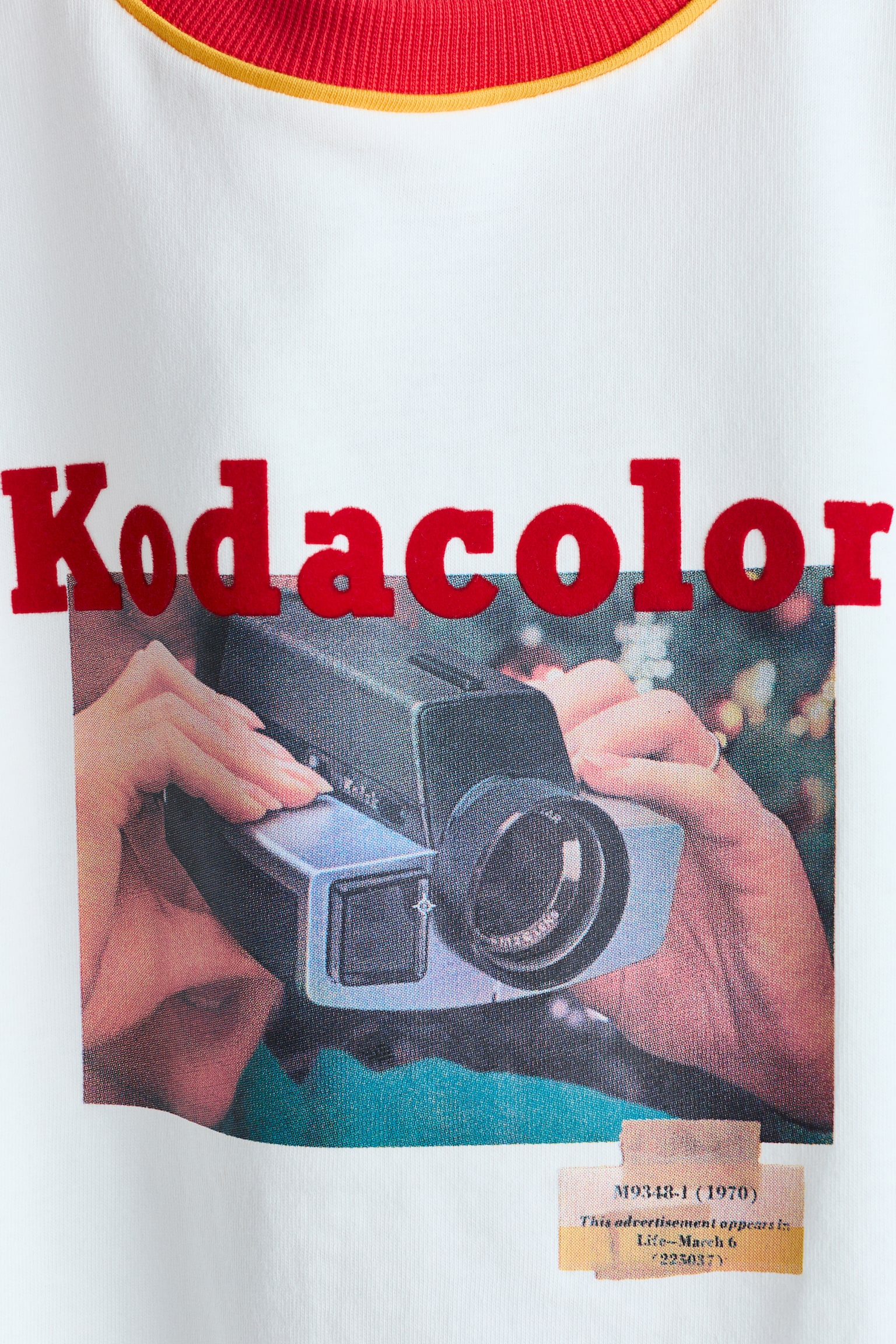 ルーズフィット プリントTシャツ-ホワイト／Kodak - 5