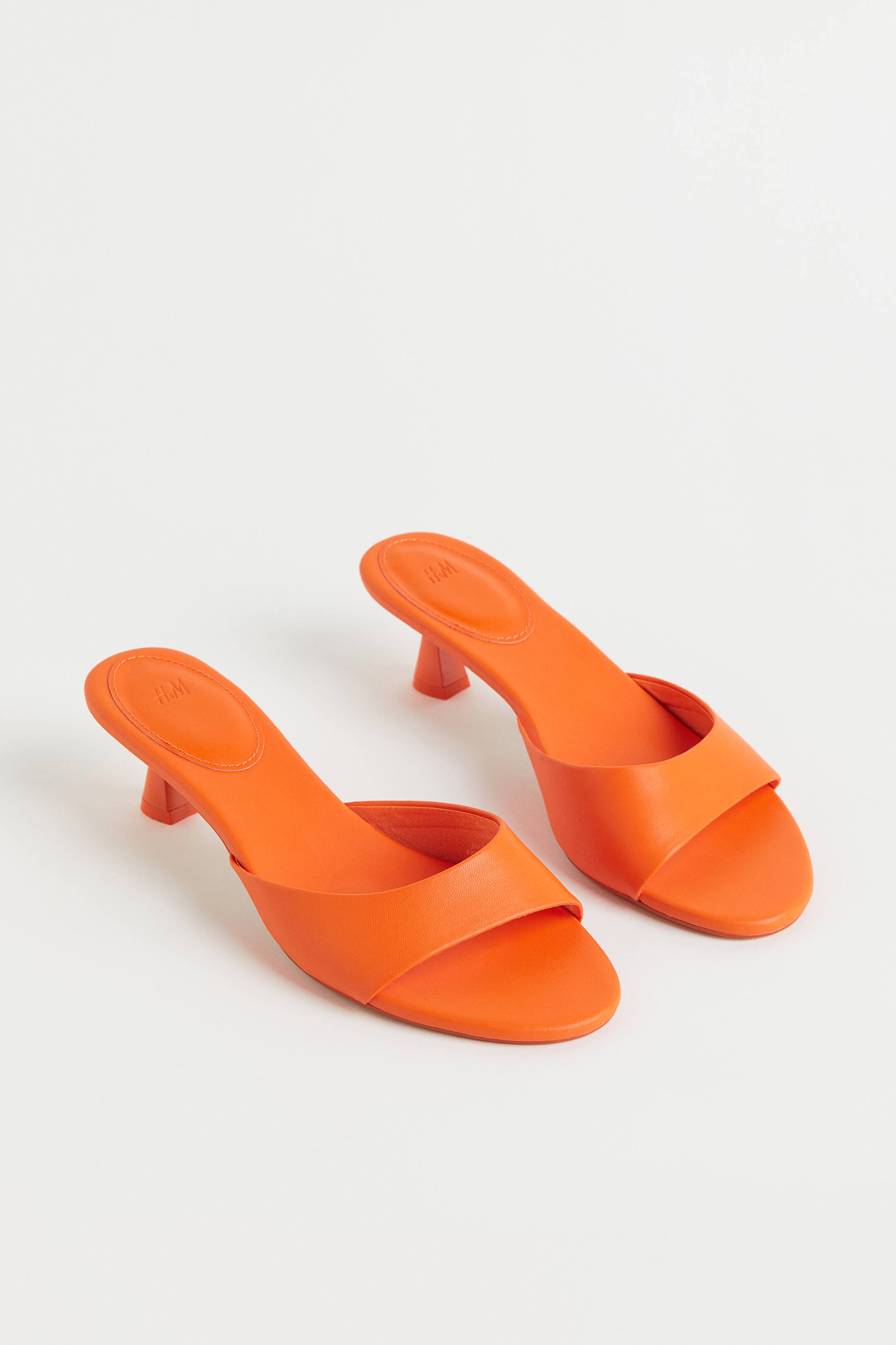 Mules - High heel - Orange - Ladies | H&M GB