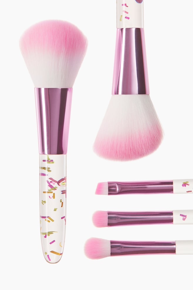 Make-up brushes - Pink/Sprinkles/Hot pink - 2