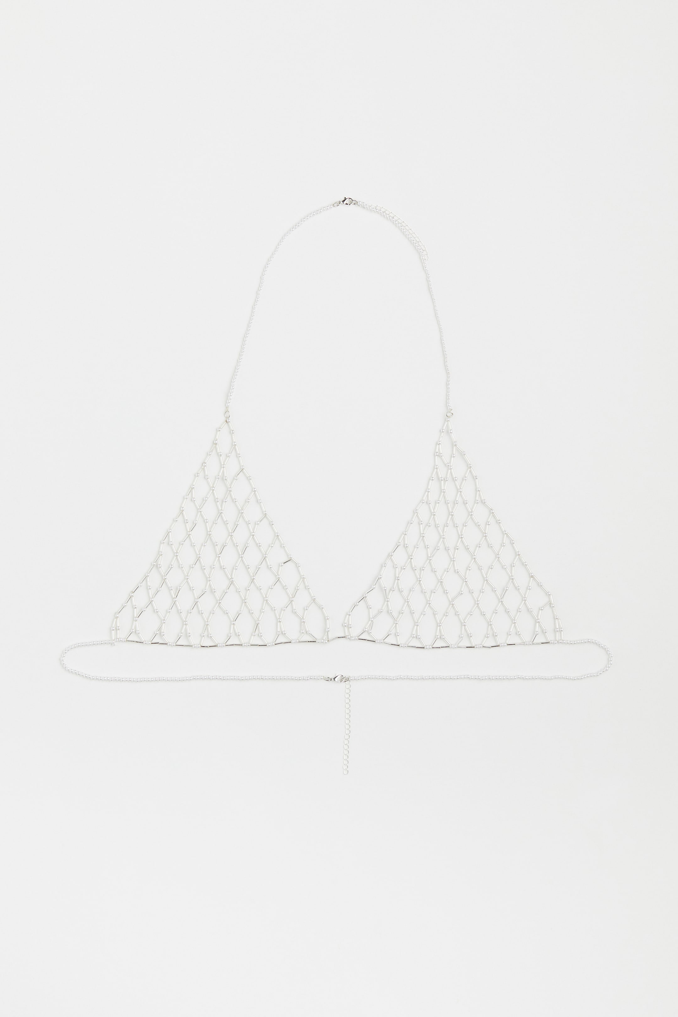 View larger image: Beaded body chain - White - Ladies | H&M MY 1