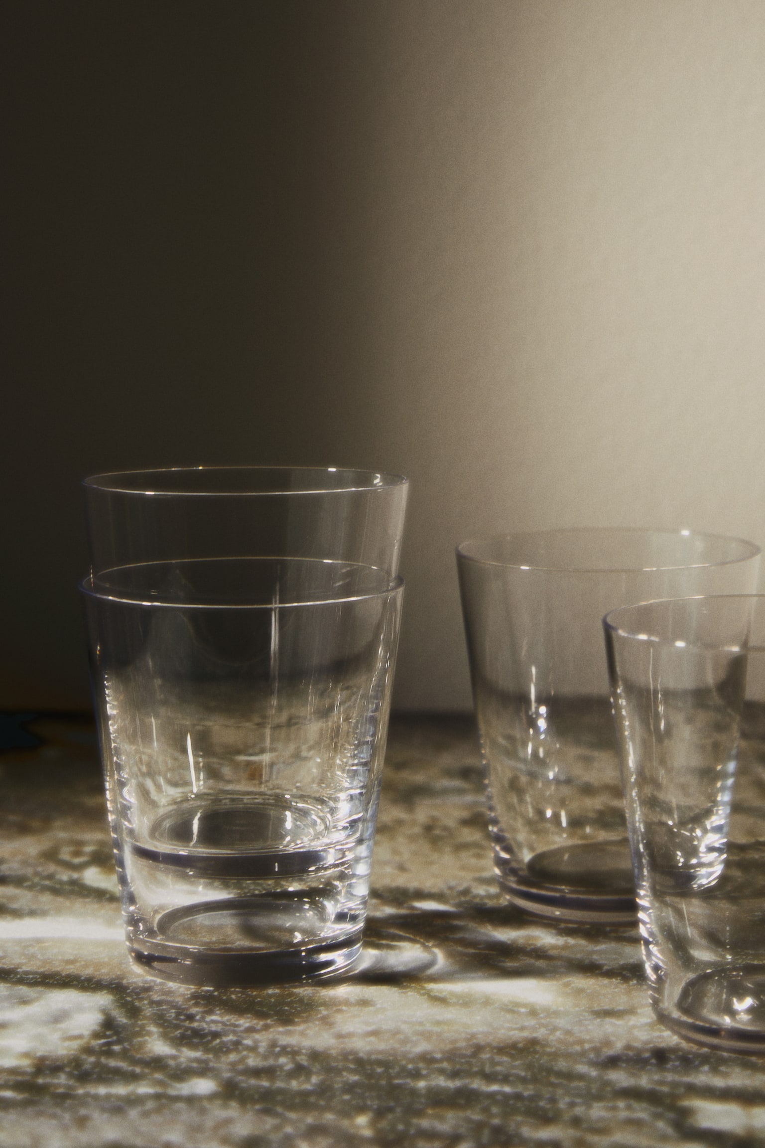 2-pack glass tumblers - Transparent - 2