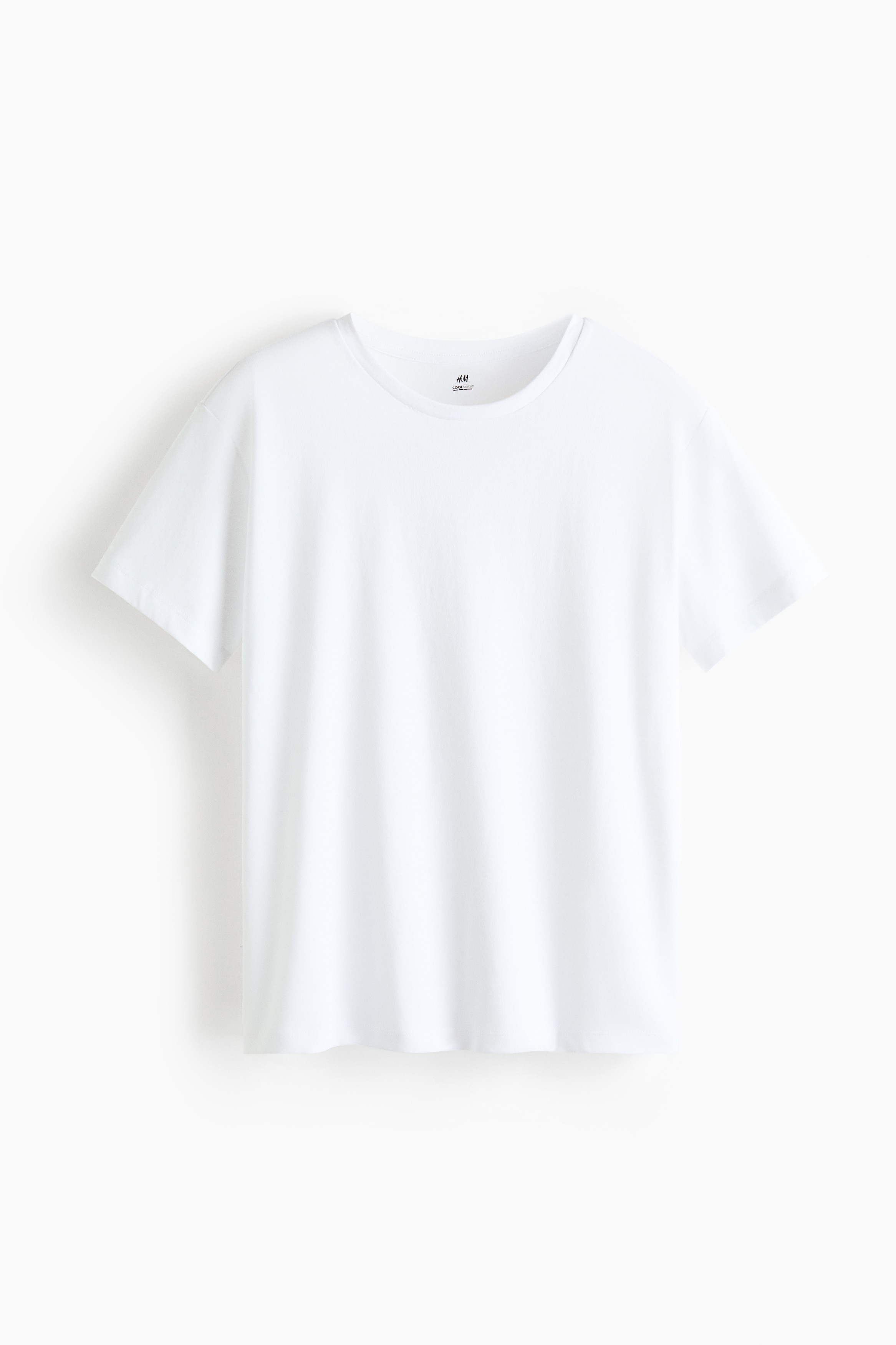 COOLMAX®纖維T恤 - 白色/黑色/Light dusty blue