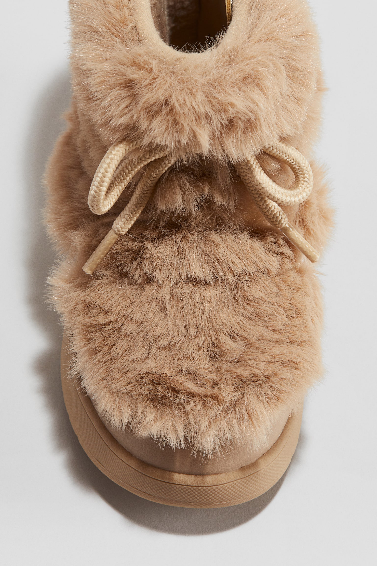 Детские ботинки H&M Warm-Lined Snow Boots, цвет: Бежевый — фото 3
