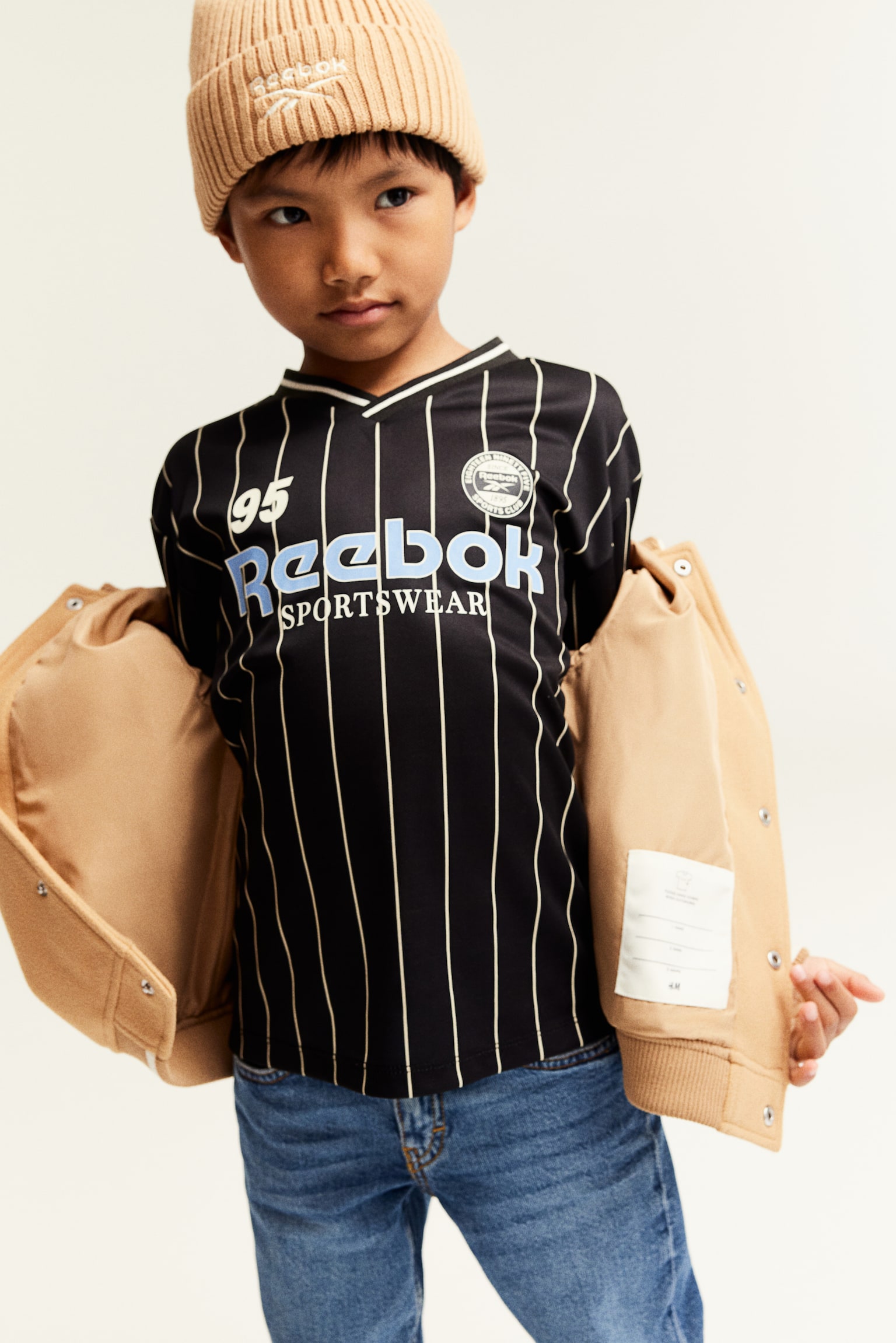 Printed football shirt - Black/Reebok - 6