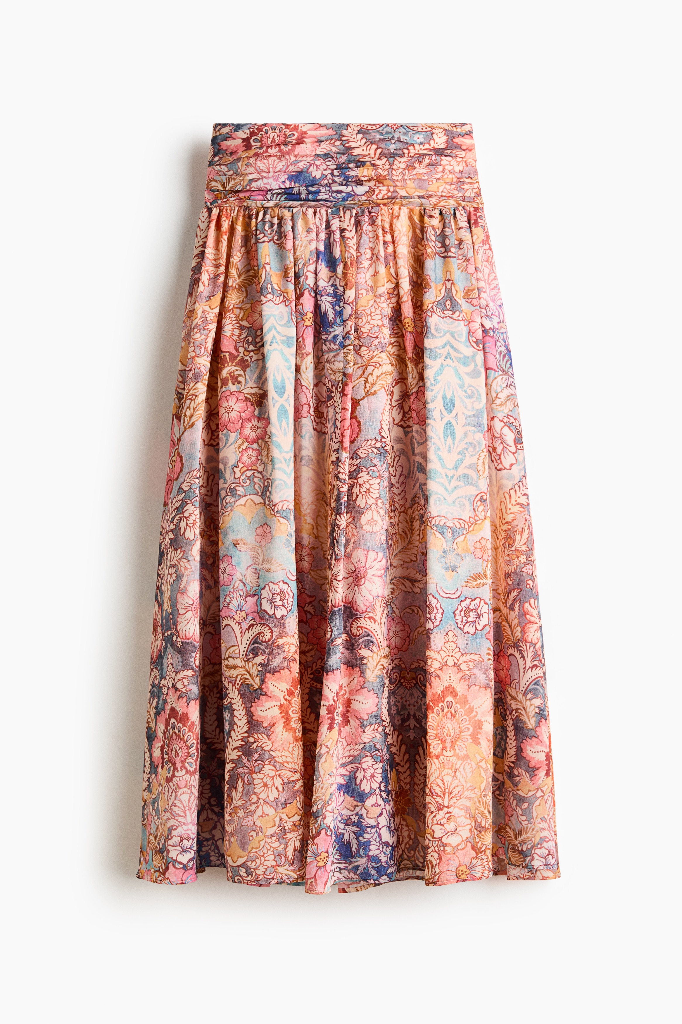 Ruched-Waist Skirt