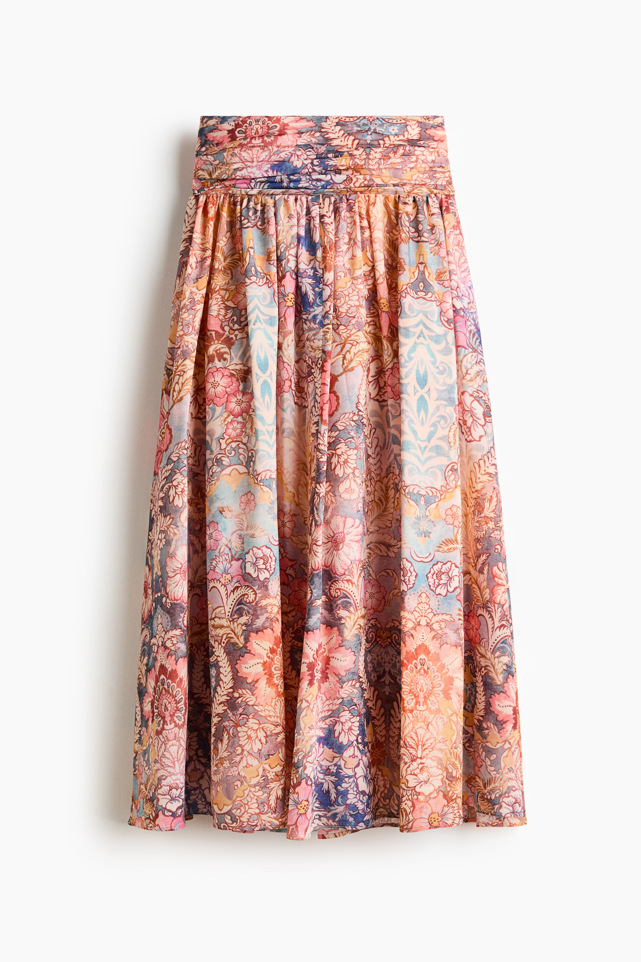Ruched-Waist Skirt