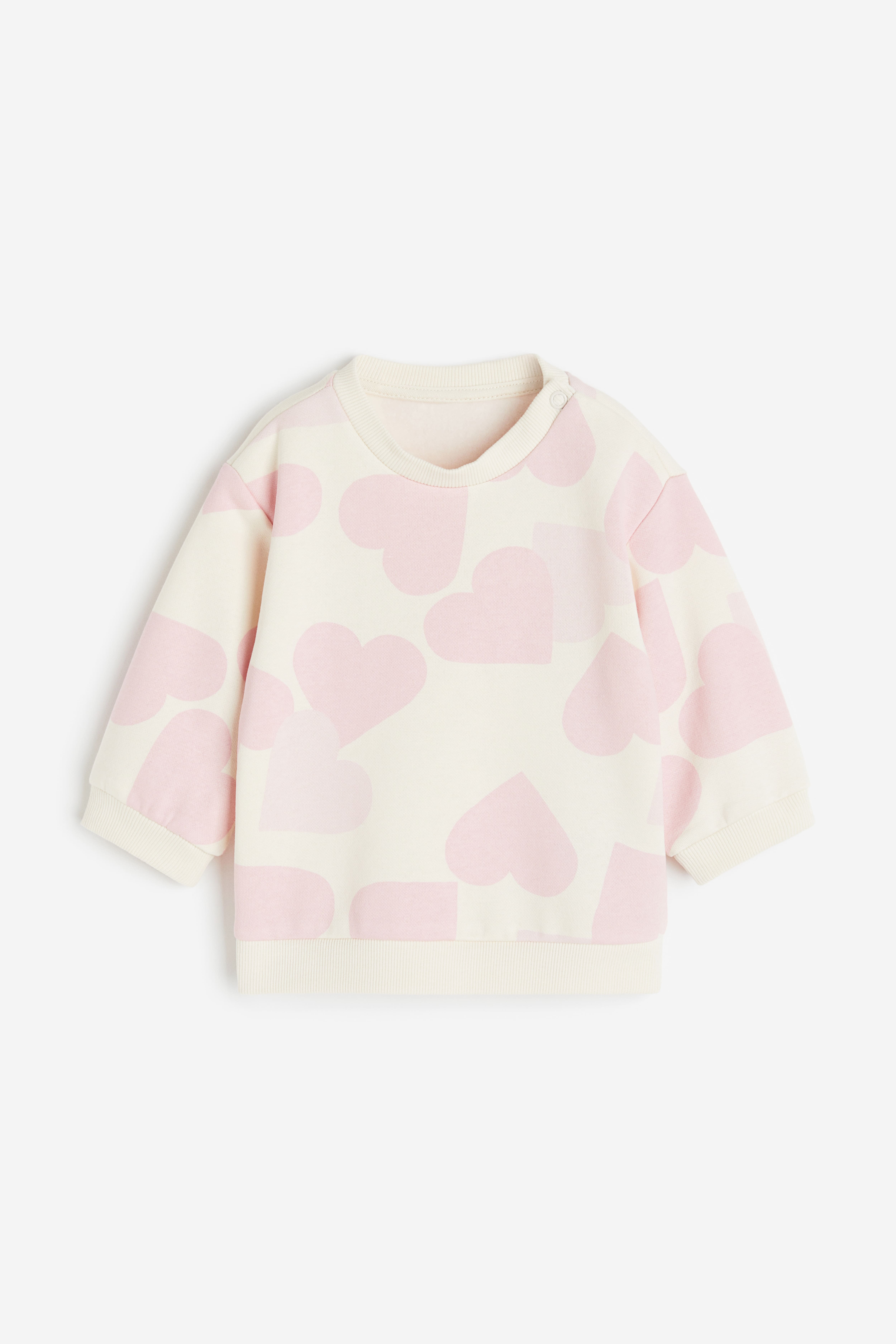 H&m heart sweatshirt best sale