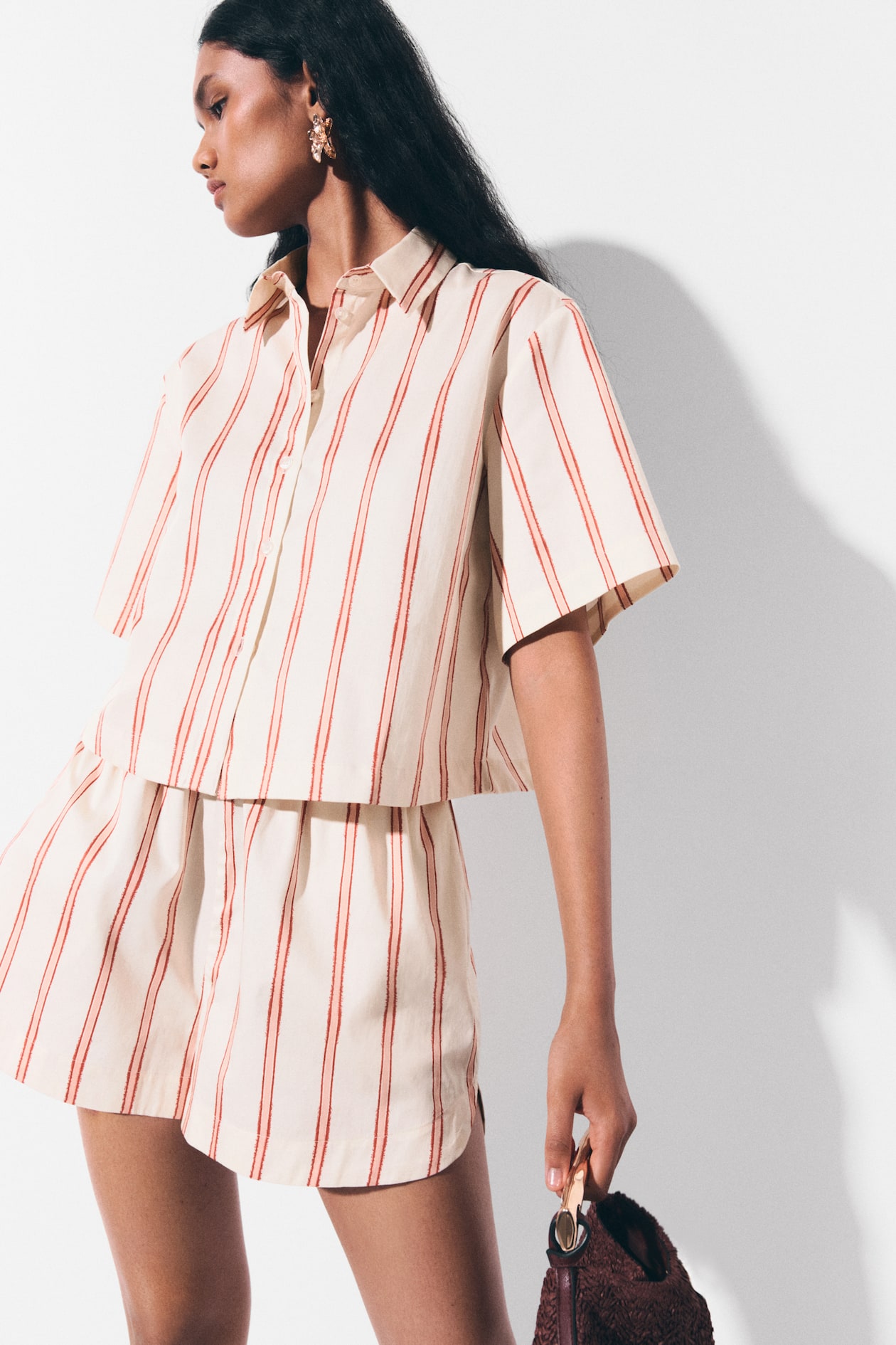 Patterned Poplin Shirt - image 4