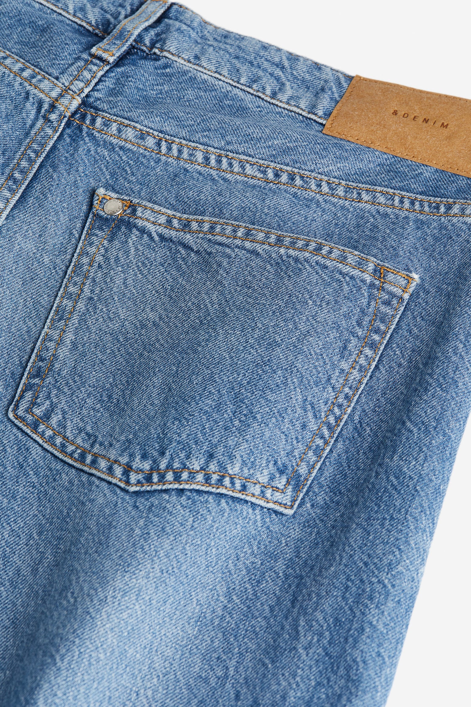 Baggy Wide Low Ankle Jeans - Light denim blue/Black/Grey/Light denim blue/White/Denim blue - 4