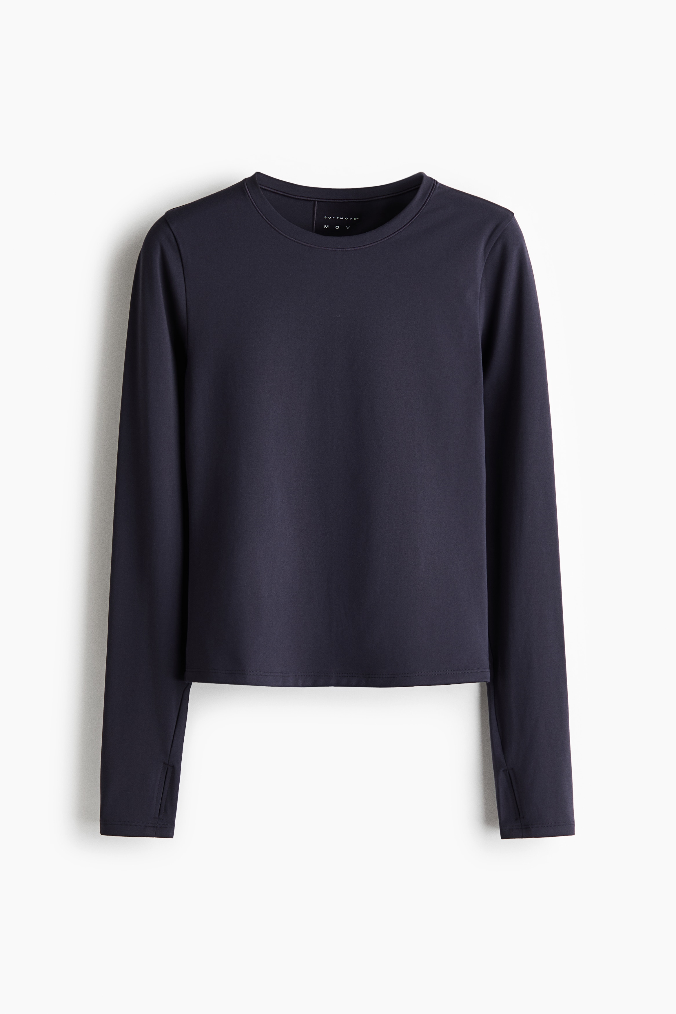 Slim Fit Long-sleeved sports top with SoftMove™ - Purple haze/Black