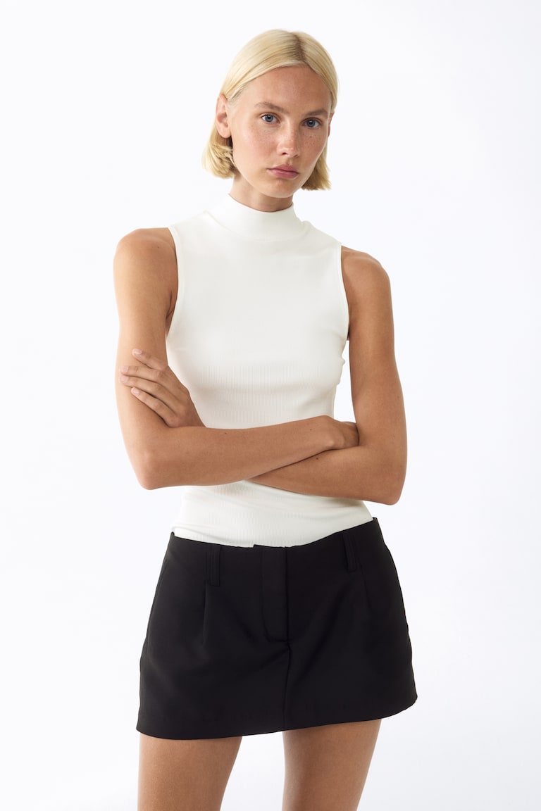 Viscose turtleneck top