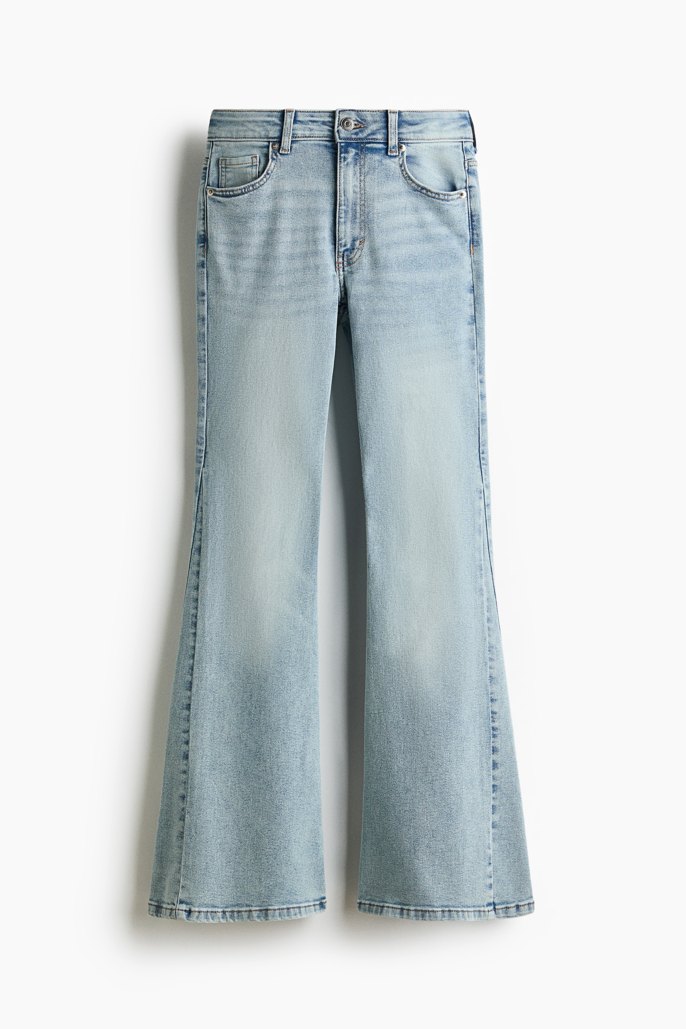Flared High Jeans - Light denim blue/Denim blue/Dark denim blue/Washed grey