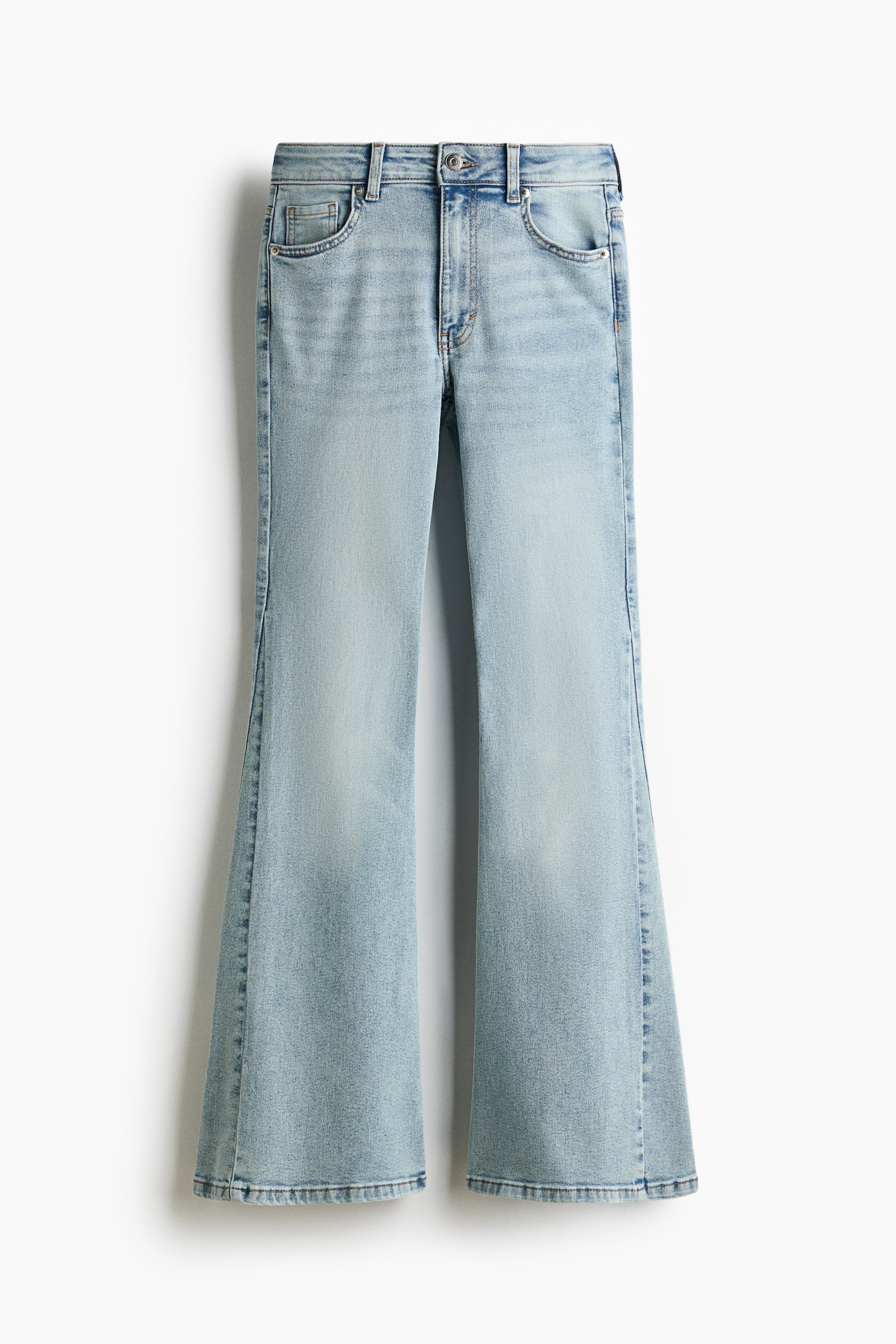 View larger image: Flared High Jeans - Light denim blue - Ladies | H&M 1