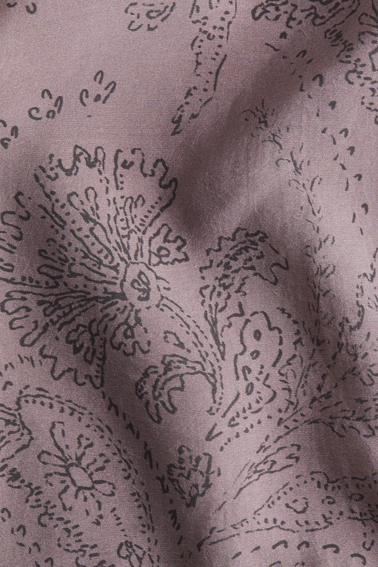 V Yakalı Bluz - Bordo/Şal desenli/Mavi/Şal desenli/Bej/Leopar desenli - 2