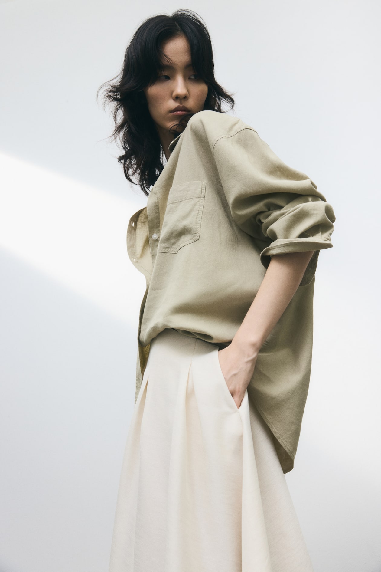Linen-blend Shirt - image 4