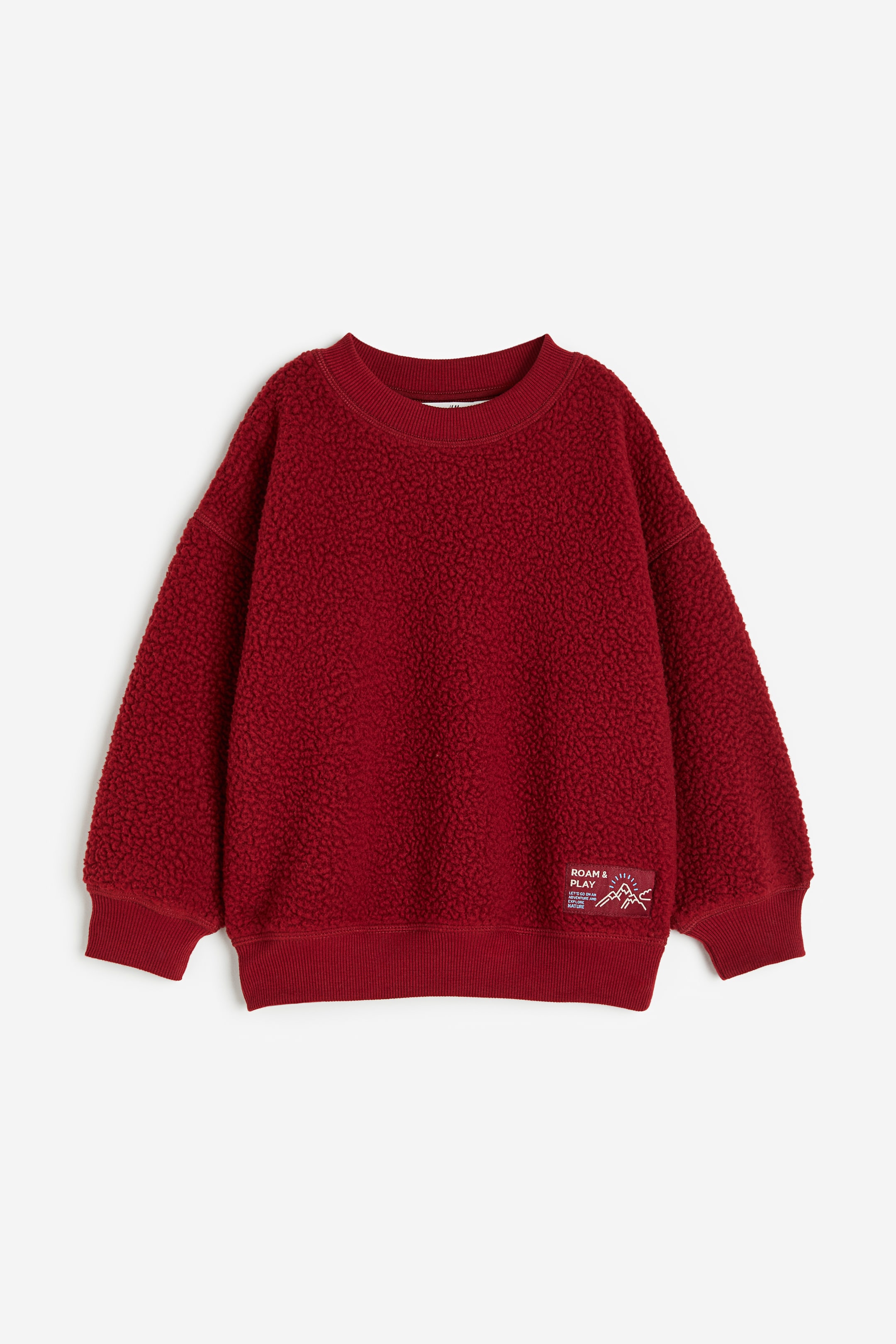 Oversized Teddy Fleece Sweatshirt