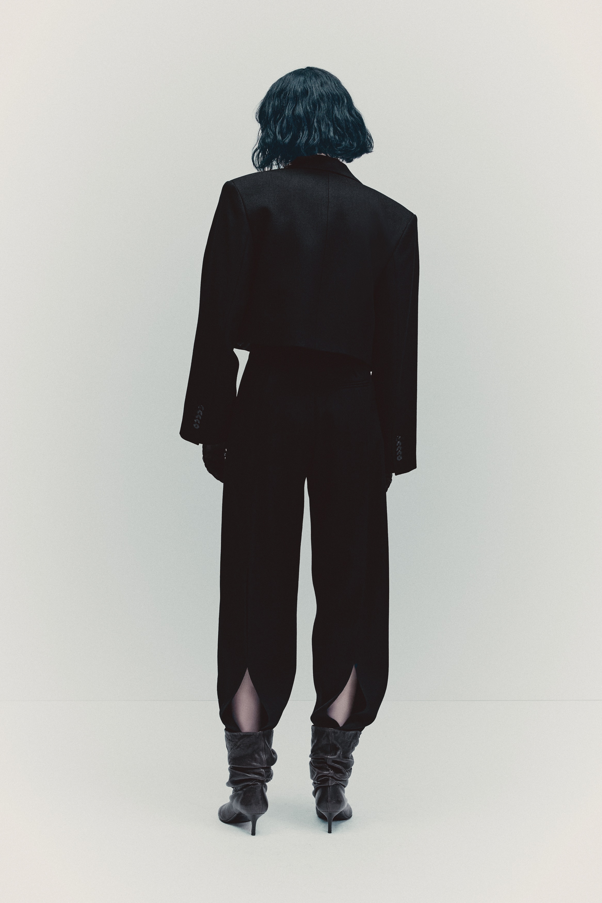 Wool tuxedo blazer