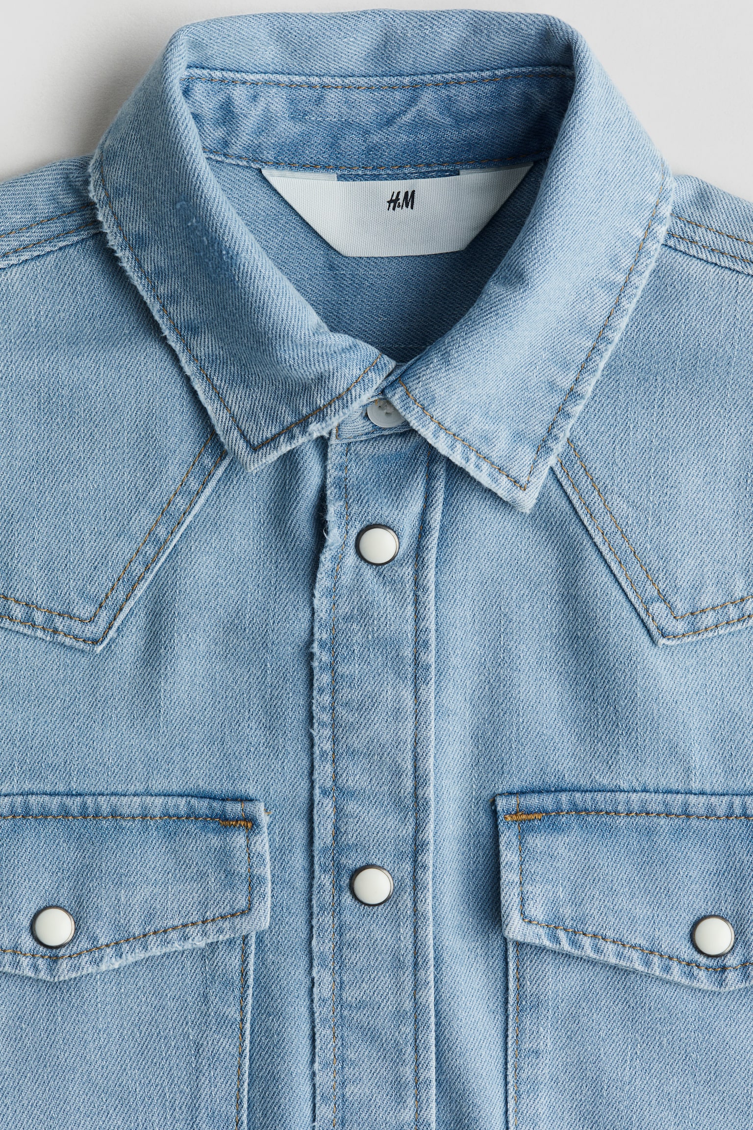 Denim shirt - Light denim blue - 2