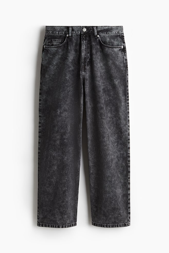 Baggy Jeans - Negro vintage/Azul denim empolvado/Azul denim pálido/Azul grisáceo/Verde denim/Azul denim - 1