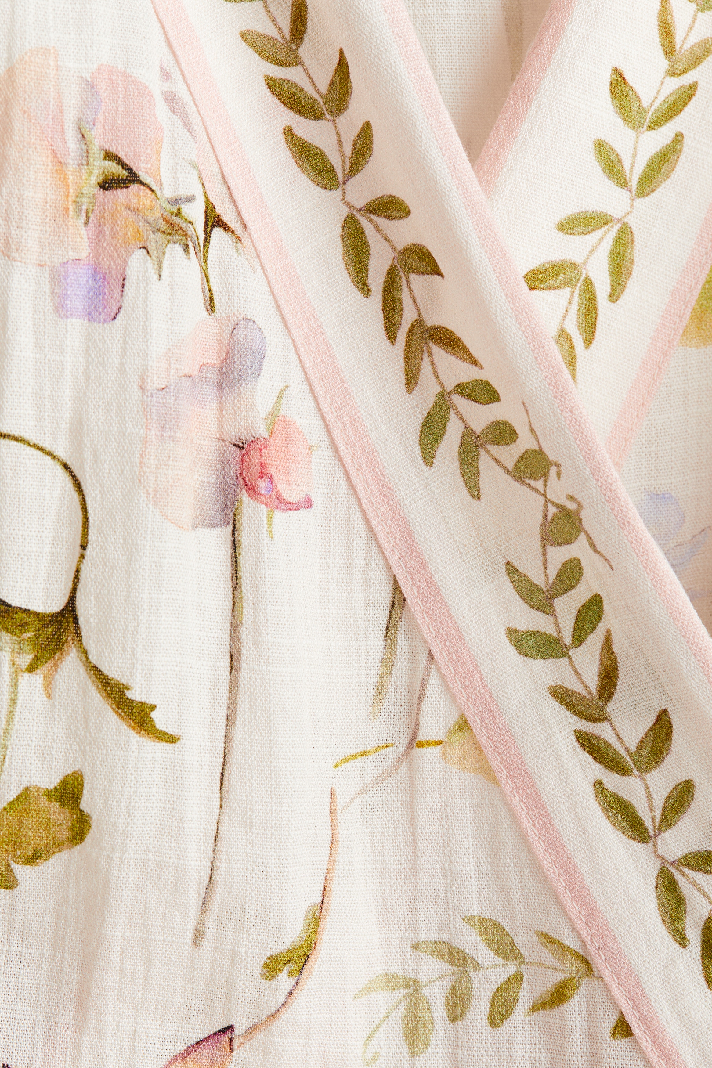 Women's Cream/floral Wrap Dress | H&M US