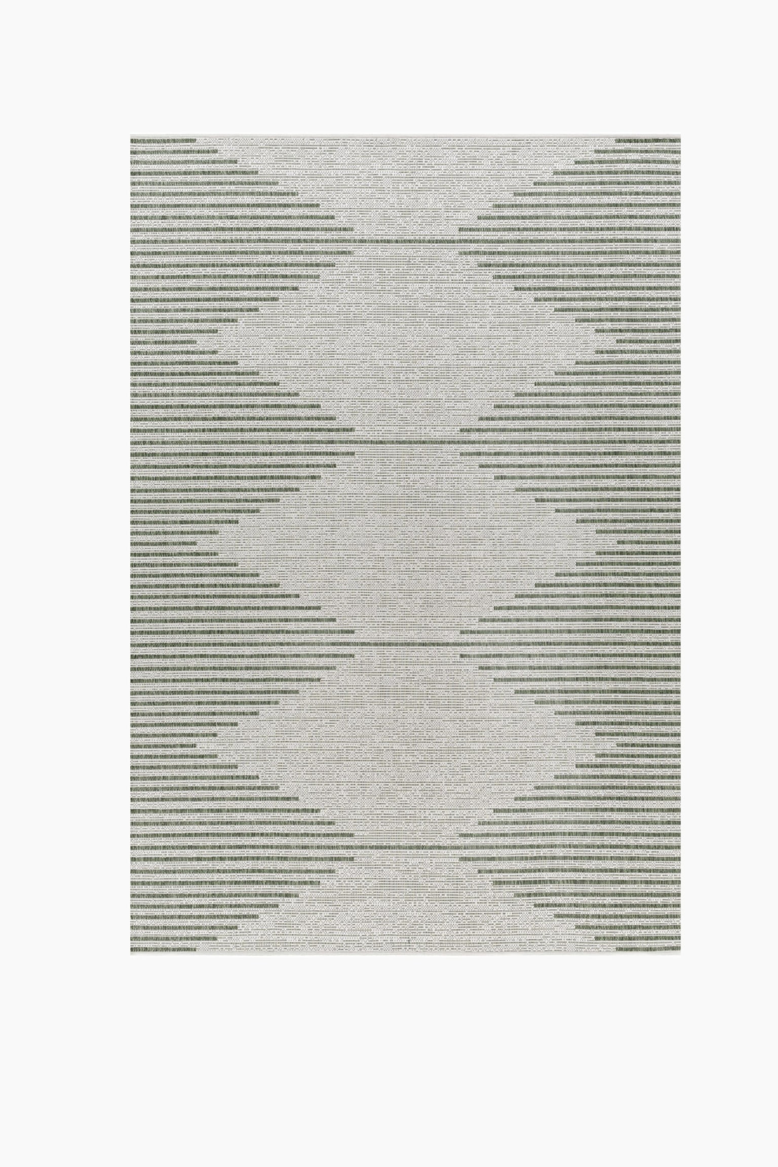 Dolly In- /outdoor Area Rug - Green, Ivory