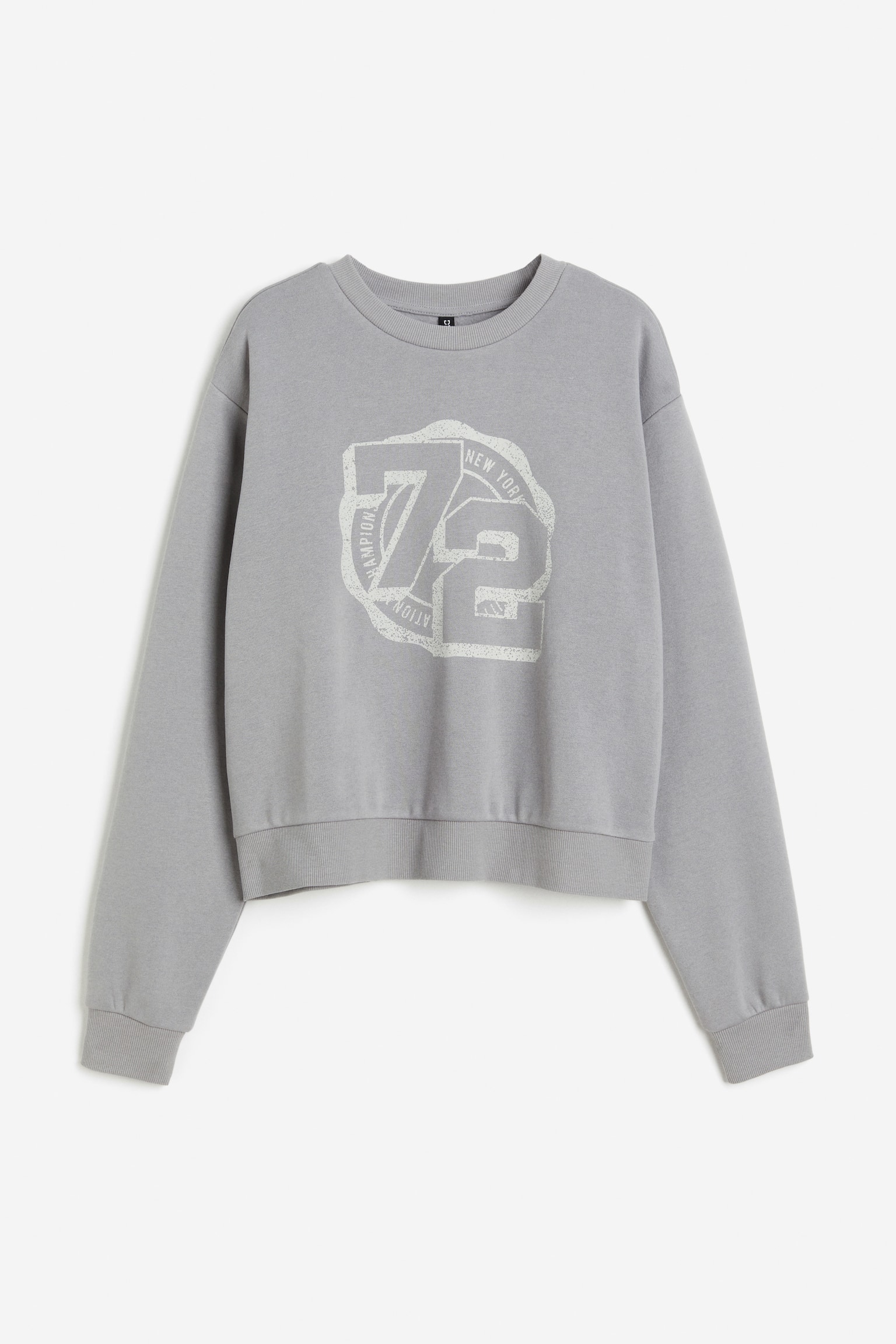 Printed sweatshirt - Light grey/72/Light grey marl/Meadow Hills - 1