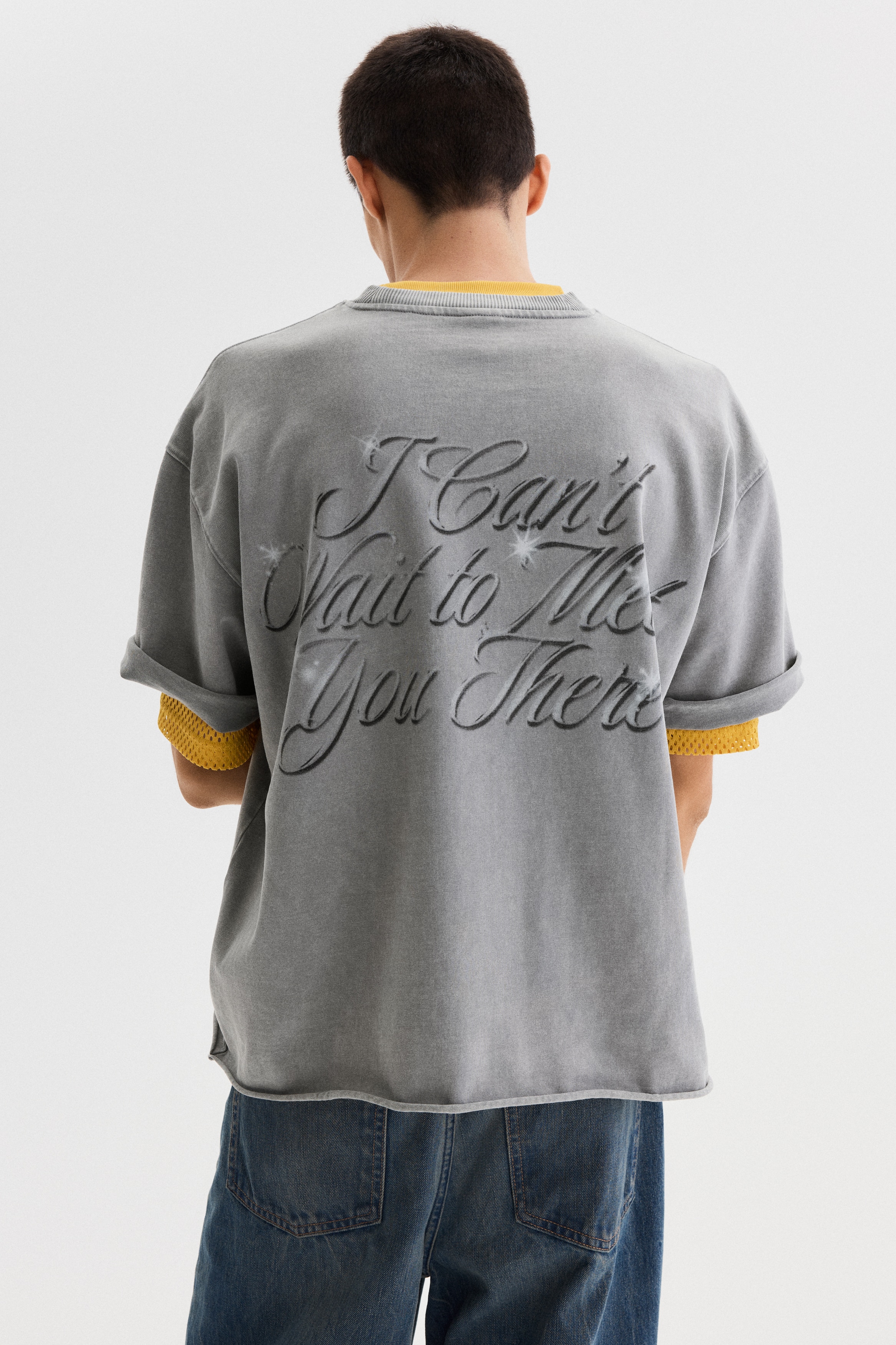 T-shirt boxy Oversized Fit - Gris/Noir/Golden Sunset/Bleu foncé/Run Wild/Gris foncé/Soho Nyc/Rouge vif/Sunset/Jaune/California/Marron foncé/Reality Bites