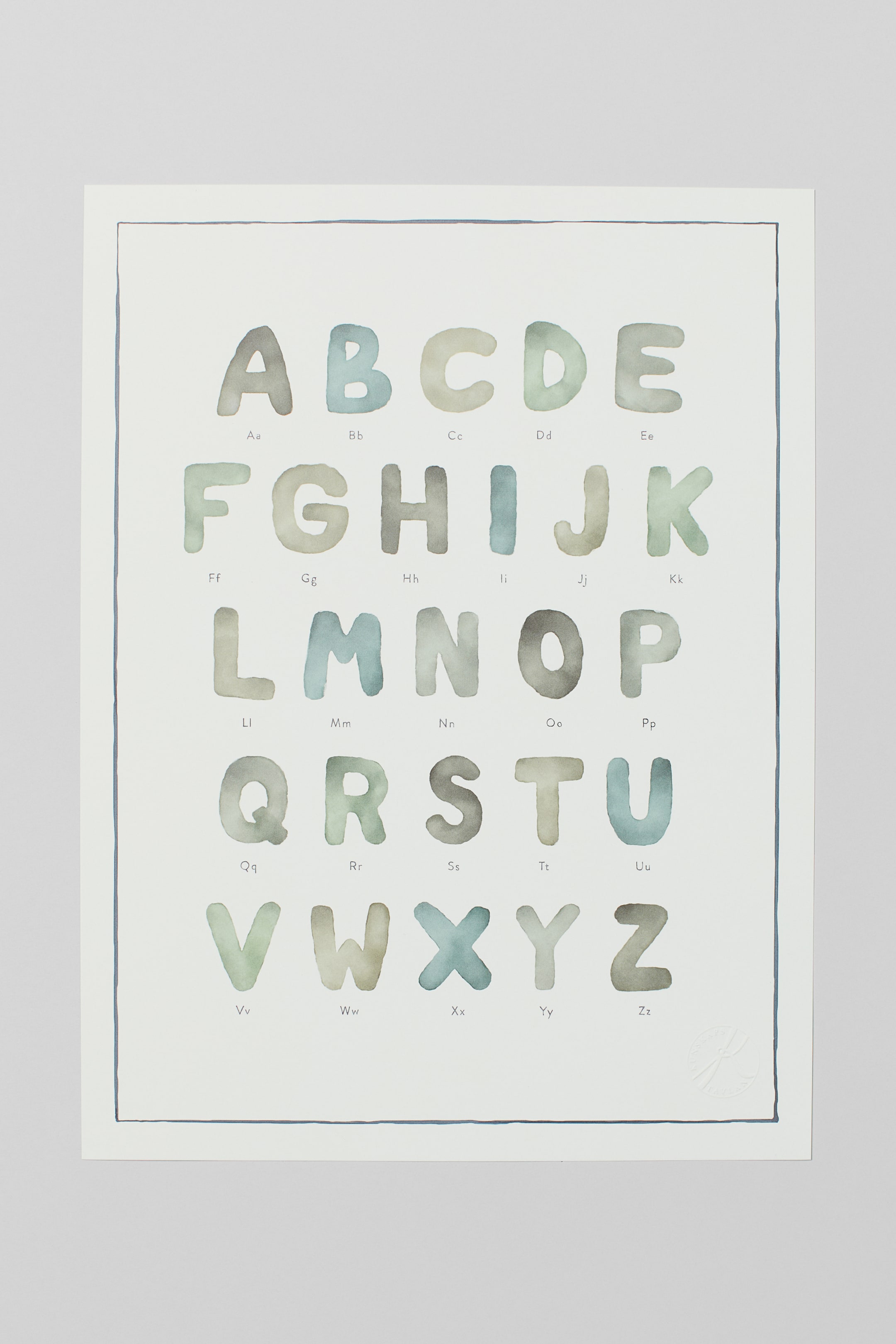 Vis større bilde: Poster - Hvit/Alfabet - Home All | H&M NO 1