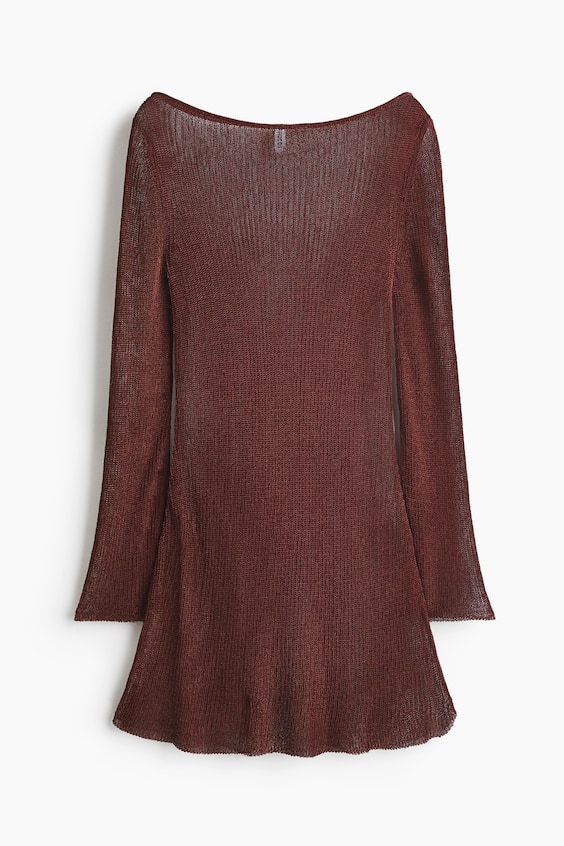 Женские платья H&M Shimmery Dress with Flared Skirt