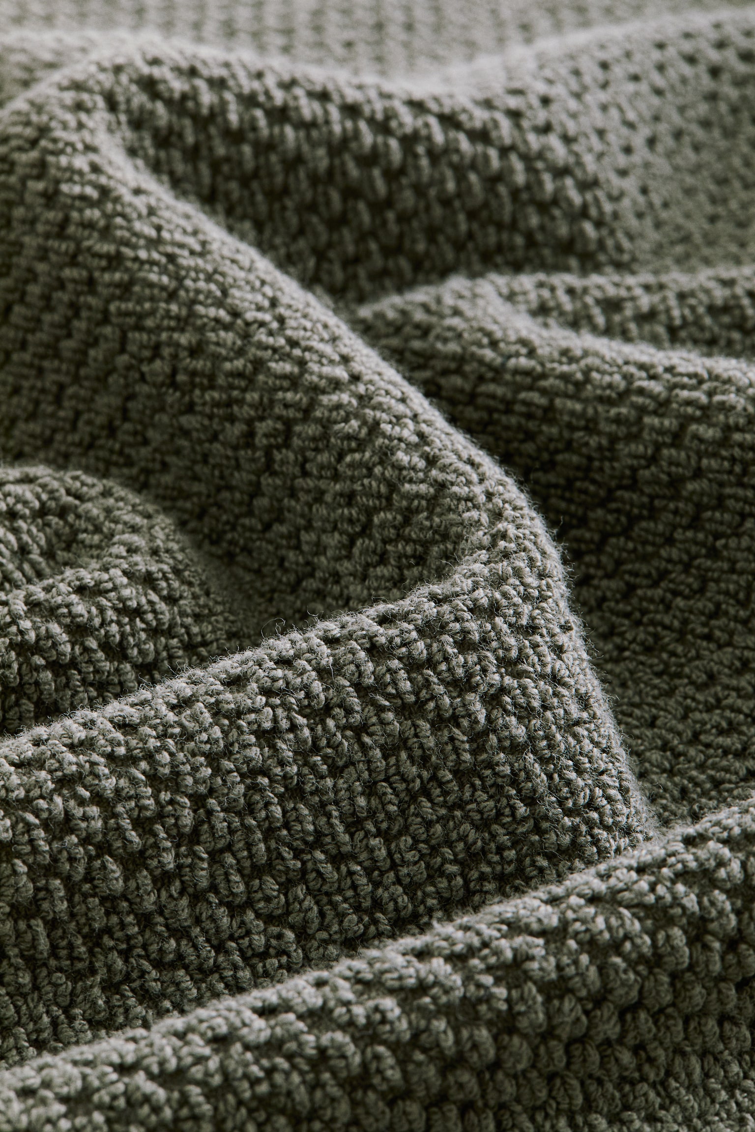 מגבת ידיים מכותנה - ירוק כהה/בז' בהיר/לבן/תכלת מאובק/ירוק כהה/שחור/ירוק מרווה/חום כהה/ורוד פודרה/ירוק מרווה - 4