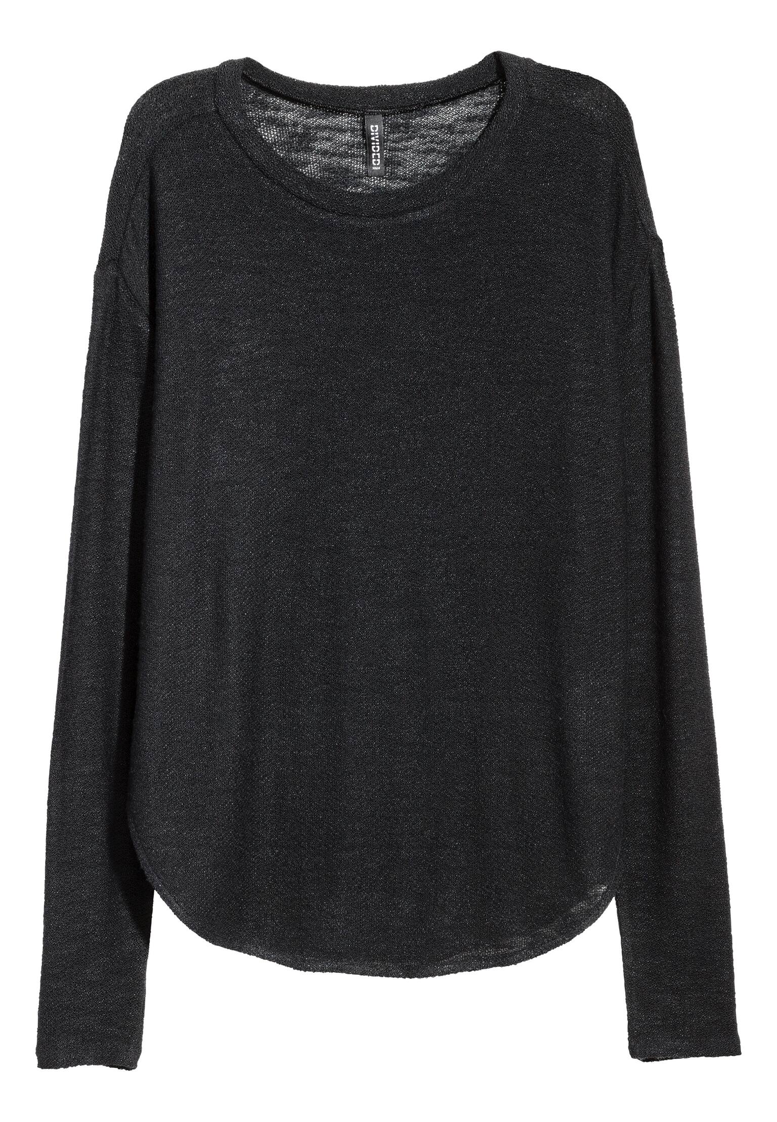 Women s Black Knit Sweater H M CA