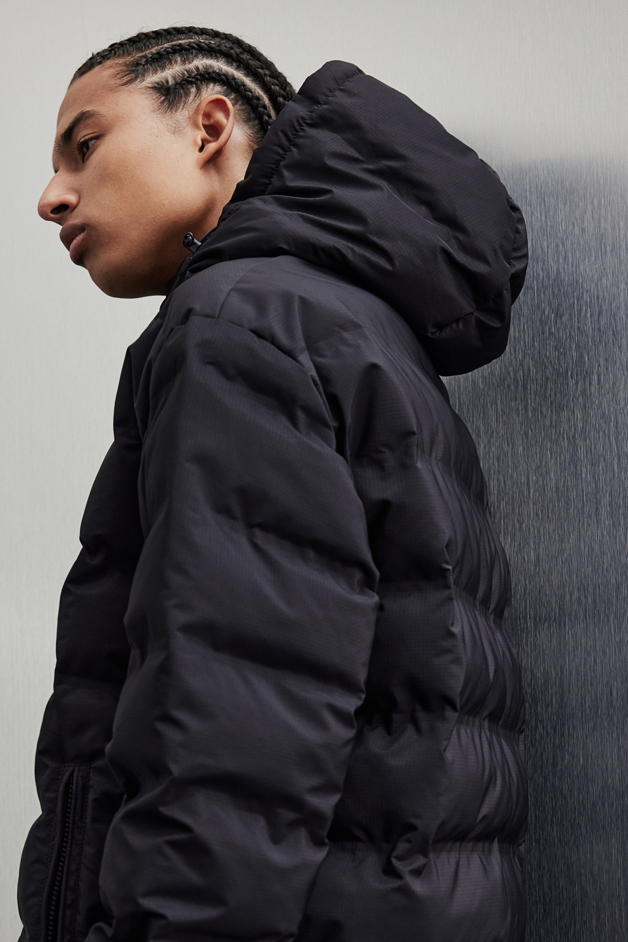 Regular Fit puffer jacket - Navy blue - Men | H&M GB 3