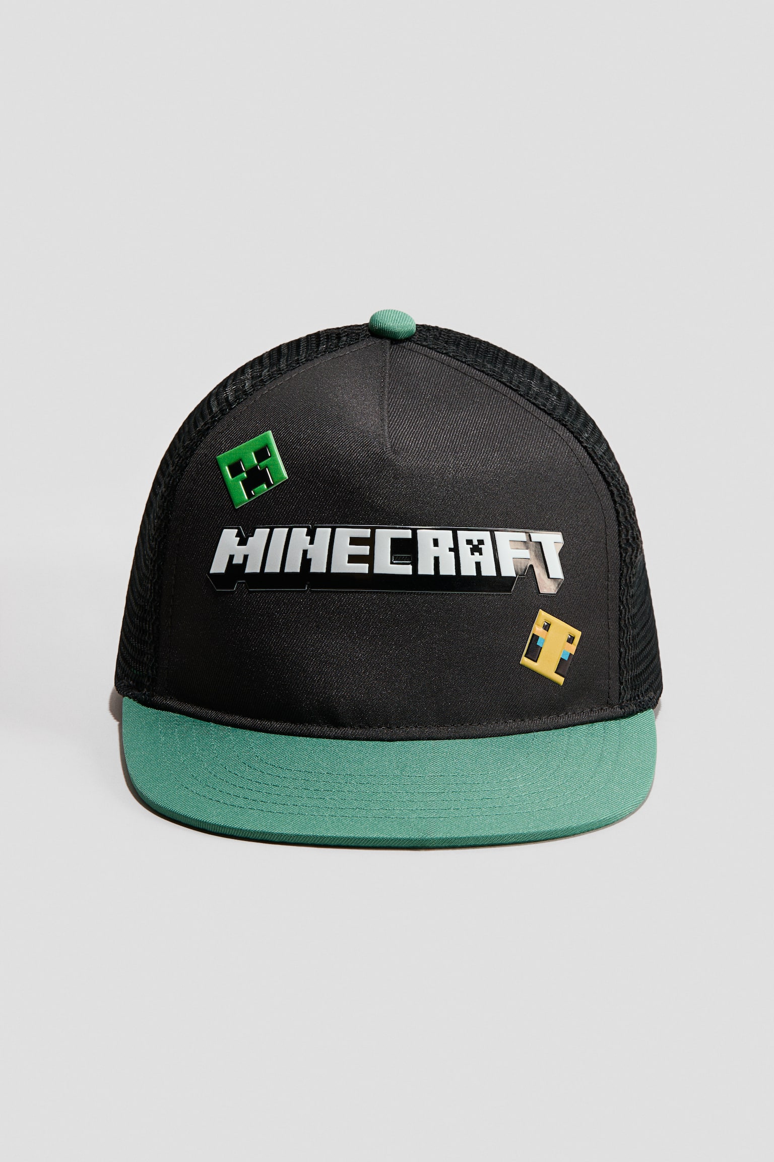 Trucker Cap with Motif - Black/Minecraft/Red/Marvel Comics/Yellow/Pokémon