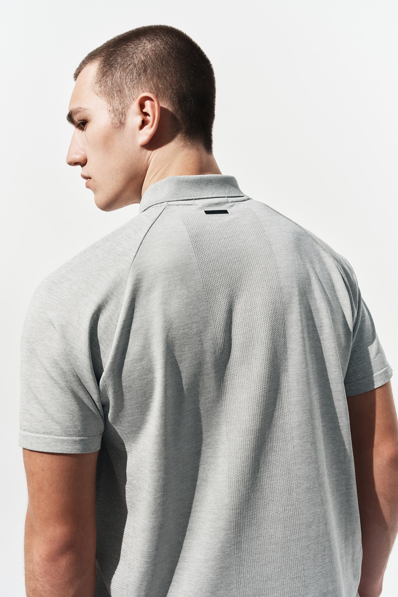 Regular Fit Tennis T-shirt with DryMove™-Light grey marl - 7