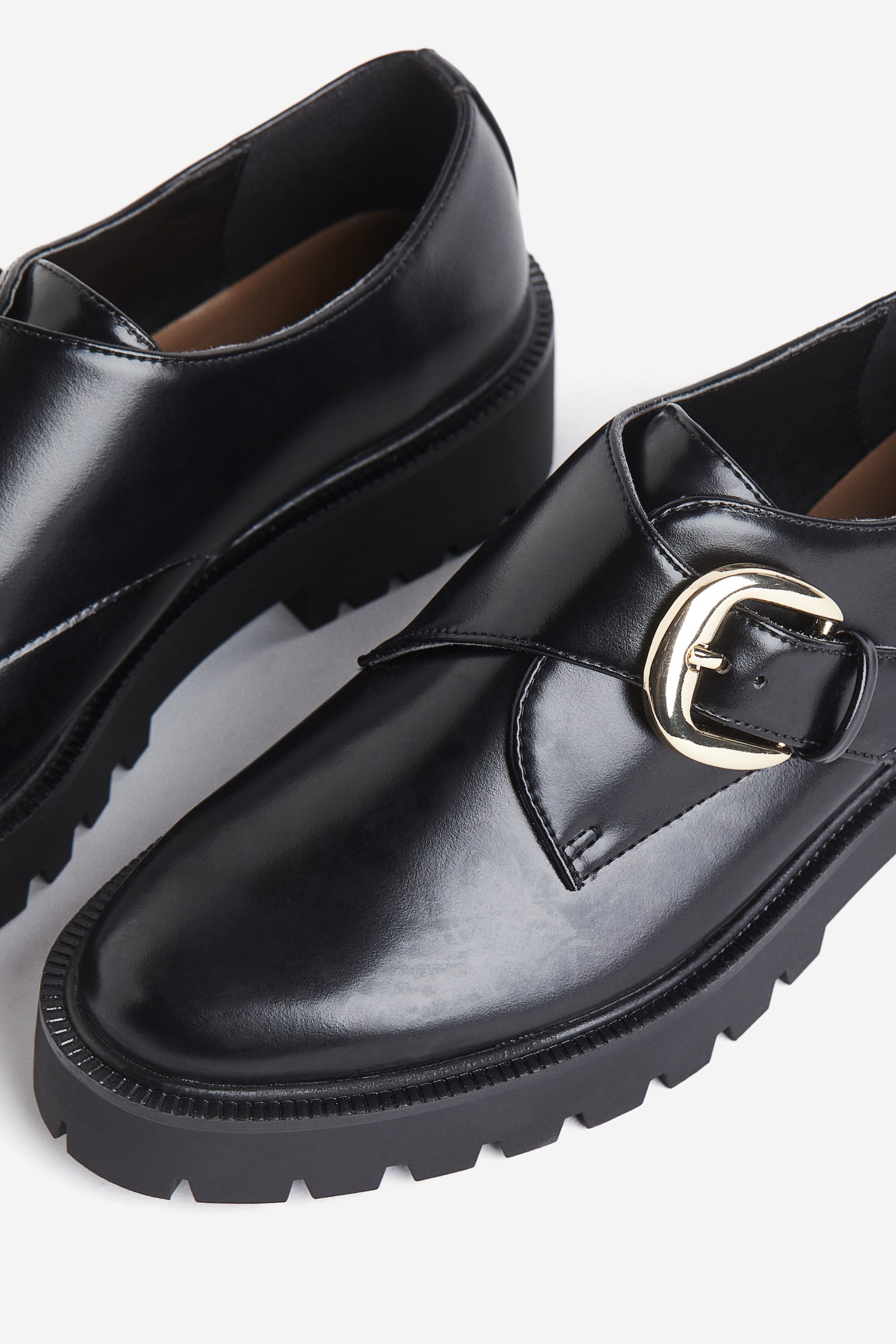 Chunky monkstraps - Black - 2