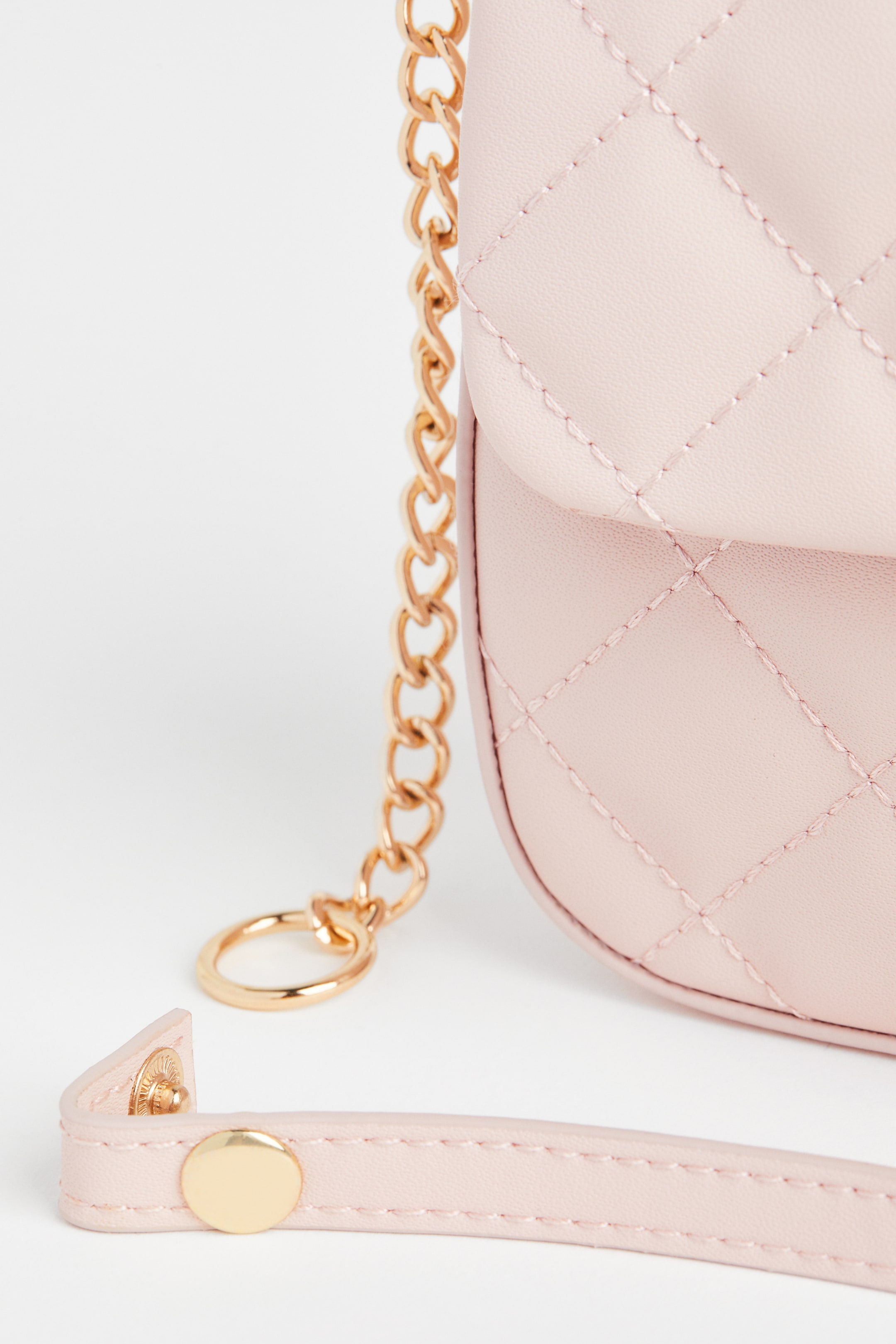 Quilted Shoulder Bag Light pink Kids H&M CA
