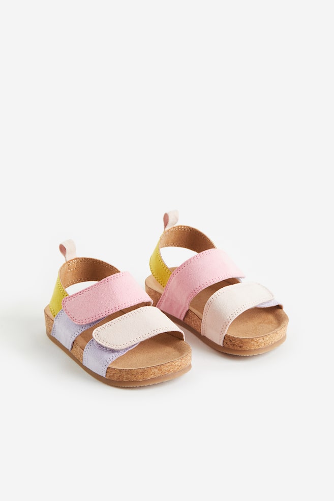 Sandals - Light pink/Block-coloured/Light blue/Block-coloured - 1