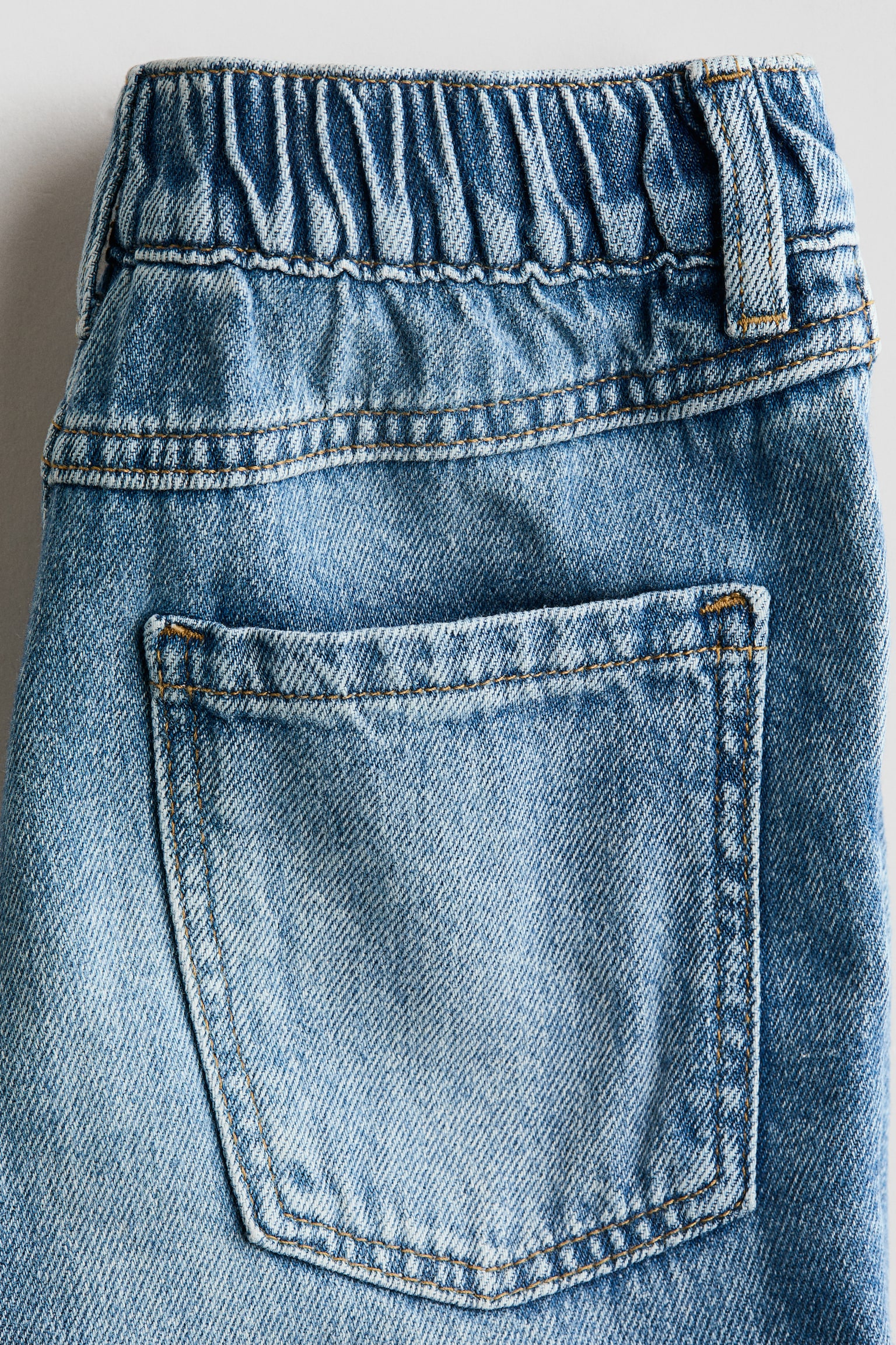 Loose Fit Denim shorts - Light denim blue/Light denim blue/Denim grey - 3