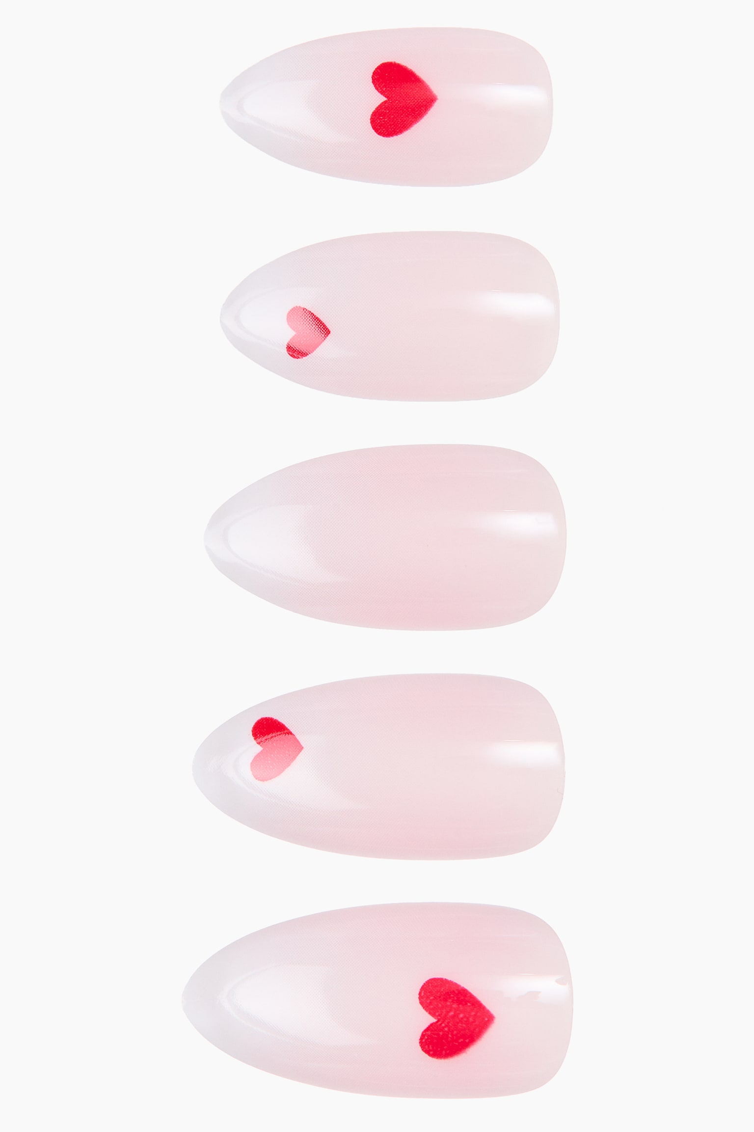 Press-on nails - Almond Long V-Day Vibes/Square Short Sweetheart/Almond Long Icy Rose/Almond Long Ruby Tips/Almond Long Midnight Metal/Square Long Chrome Beetle/Almond Long Tortoiseshell - 2